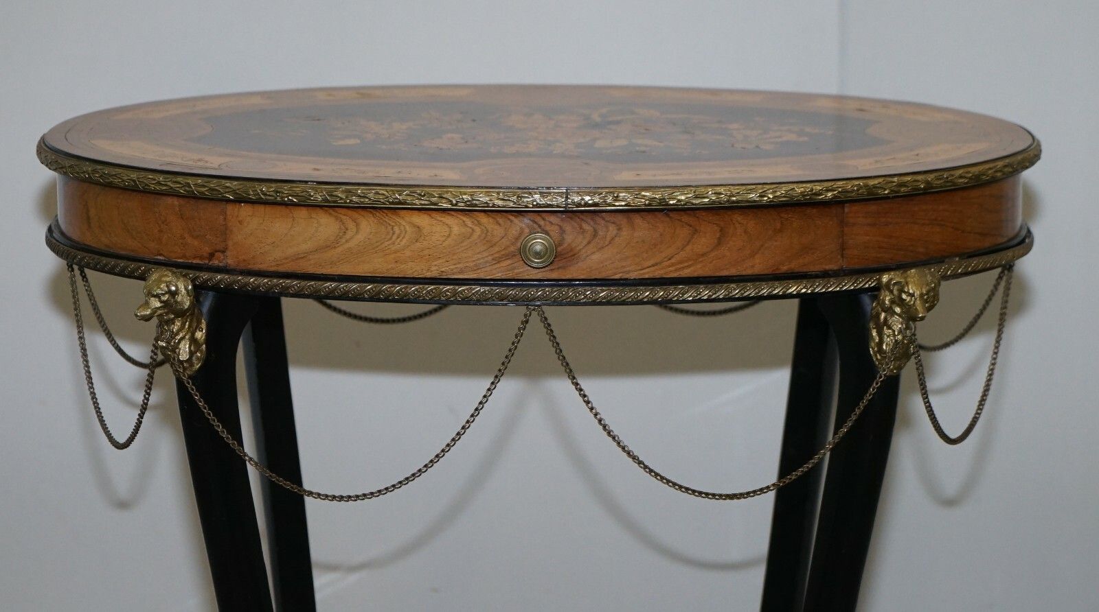 Rare Antique French Gilt Bronze Occasional Table Auguste Maximilien Delafontaine photo vinterior
