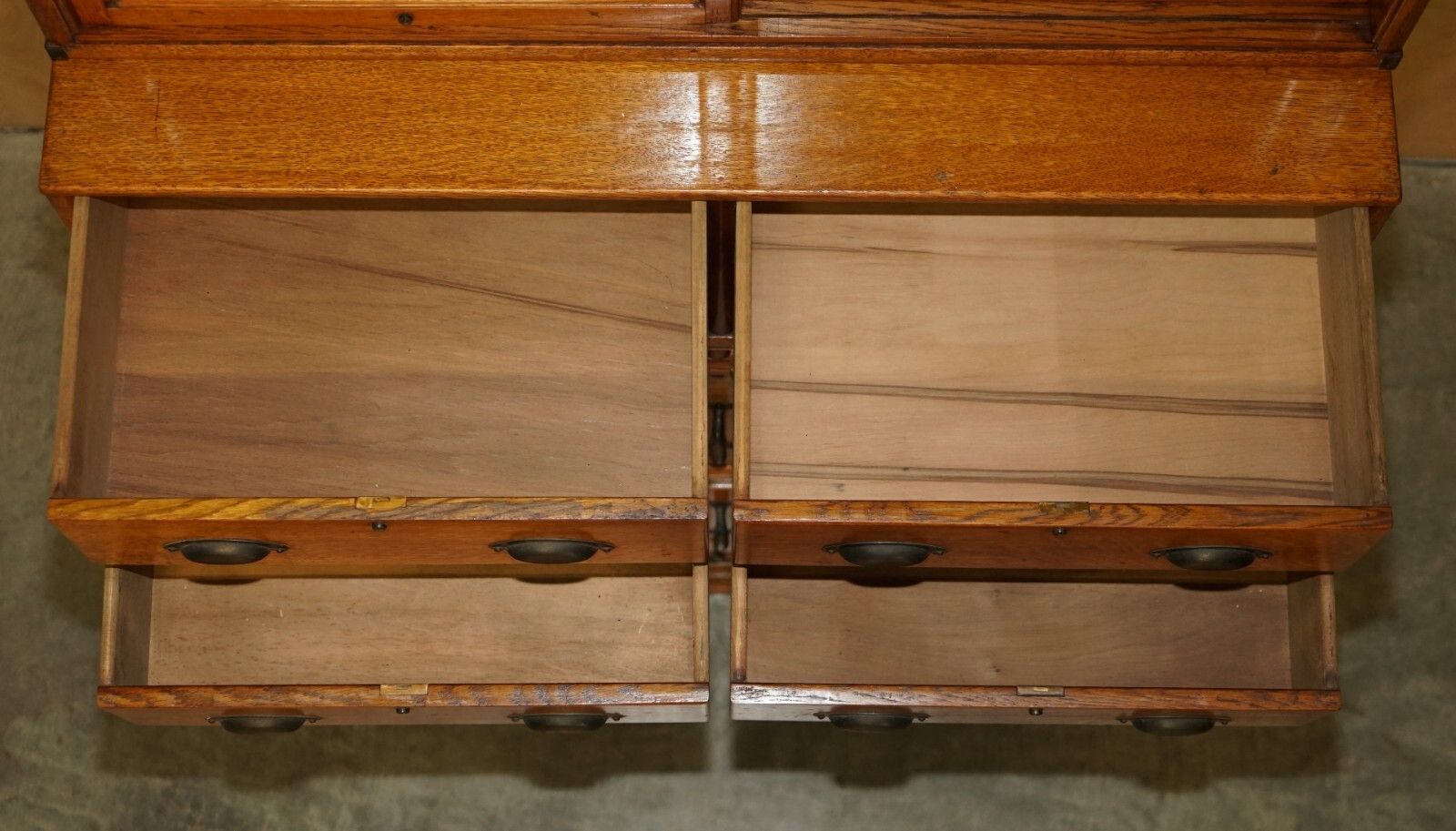photo buy Super Rare Antique Globe Wernicke Haberdashery Shops Cabinet Filing Bookcase