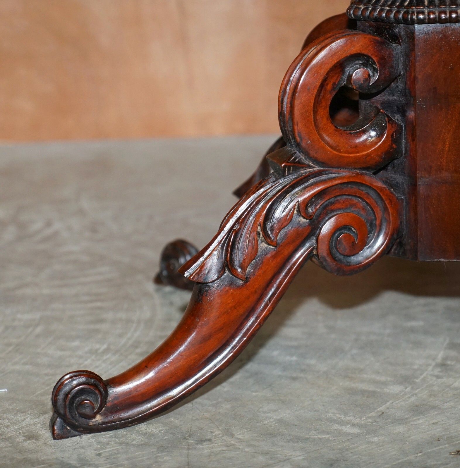 Restored Antique Gillows Cuban Mahogany Dumb Waiter Metamorphic Occasional Table photo 3950.0