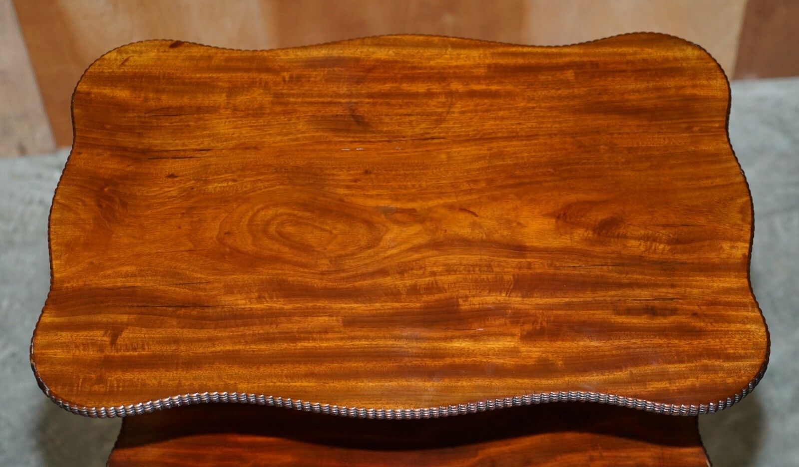 Restored Antique Gillows Cuban Mahogany Dumb Waiter Metamorphic Occasional Table photo vintage