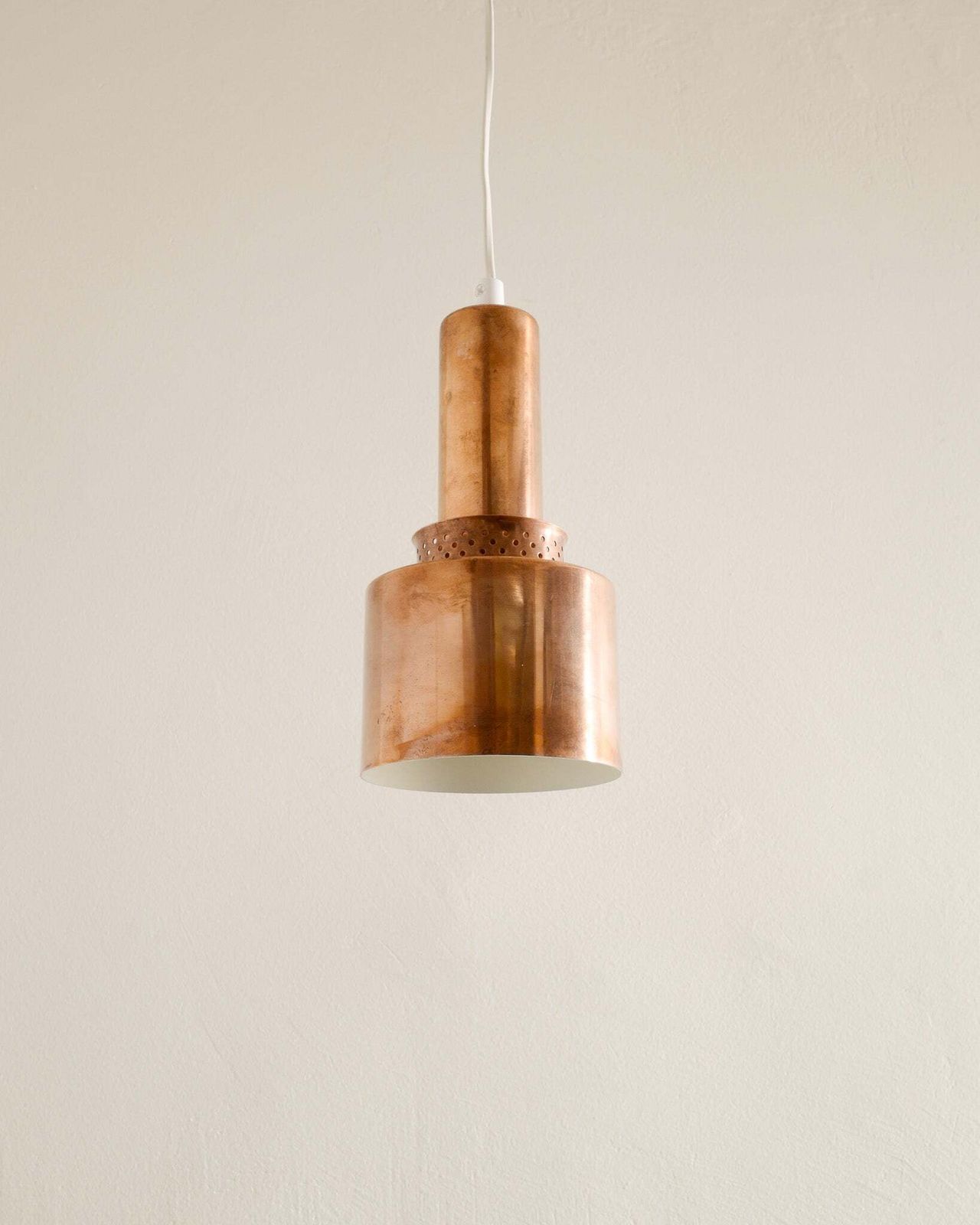 Vintage Swedish Mid Century Copper Ceiling Pendant Lamp By Hans Agne Jakobsson, 1950s photo furniture