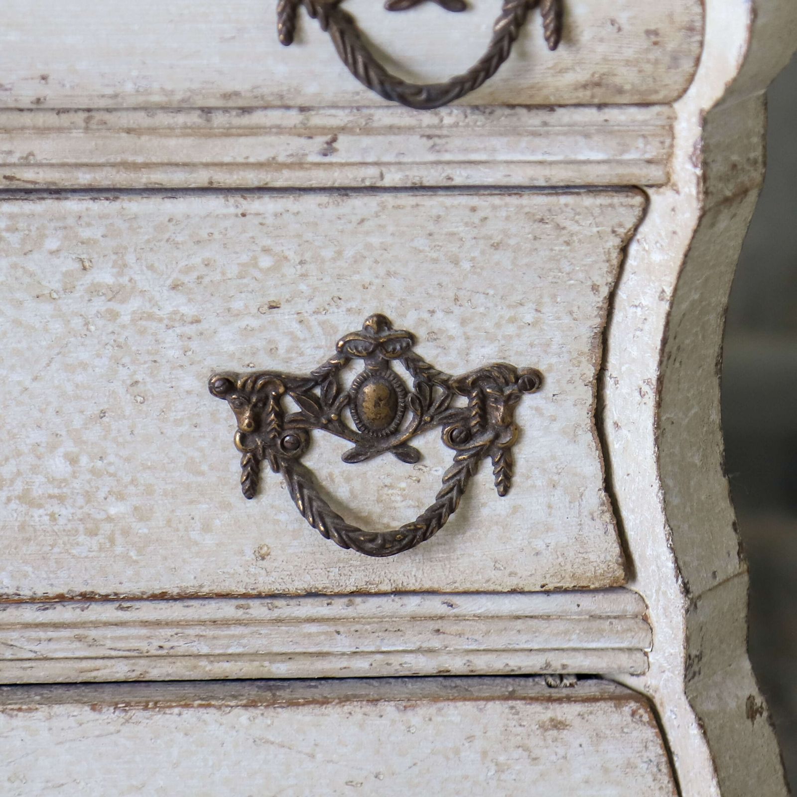 Early 20th Century Dutch Painted Serpentine Chest Of Drawers photo 780.0