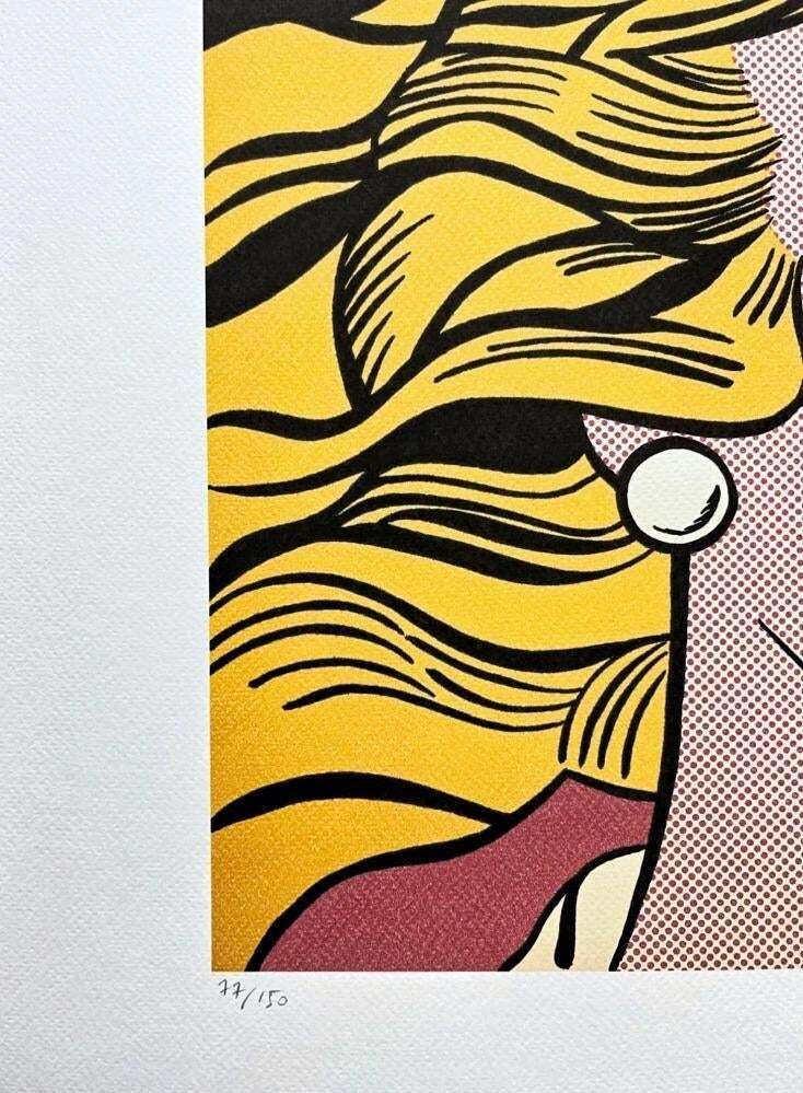 Roy Lichtenstein — Crying Girl, Executed In The 1990s. Limited Edition Silkscreen photo Art