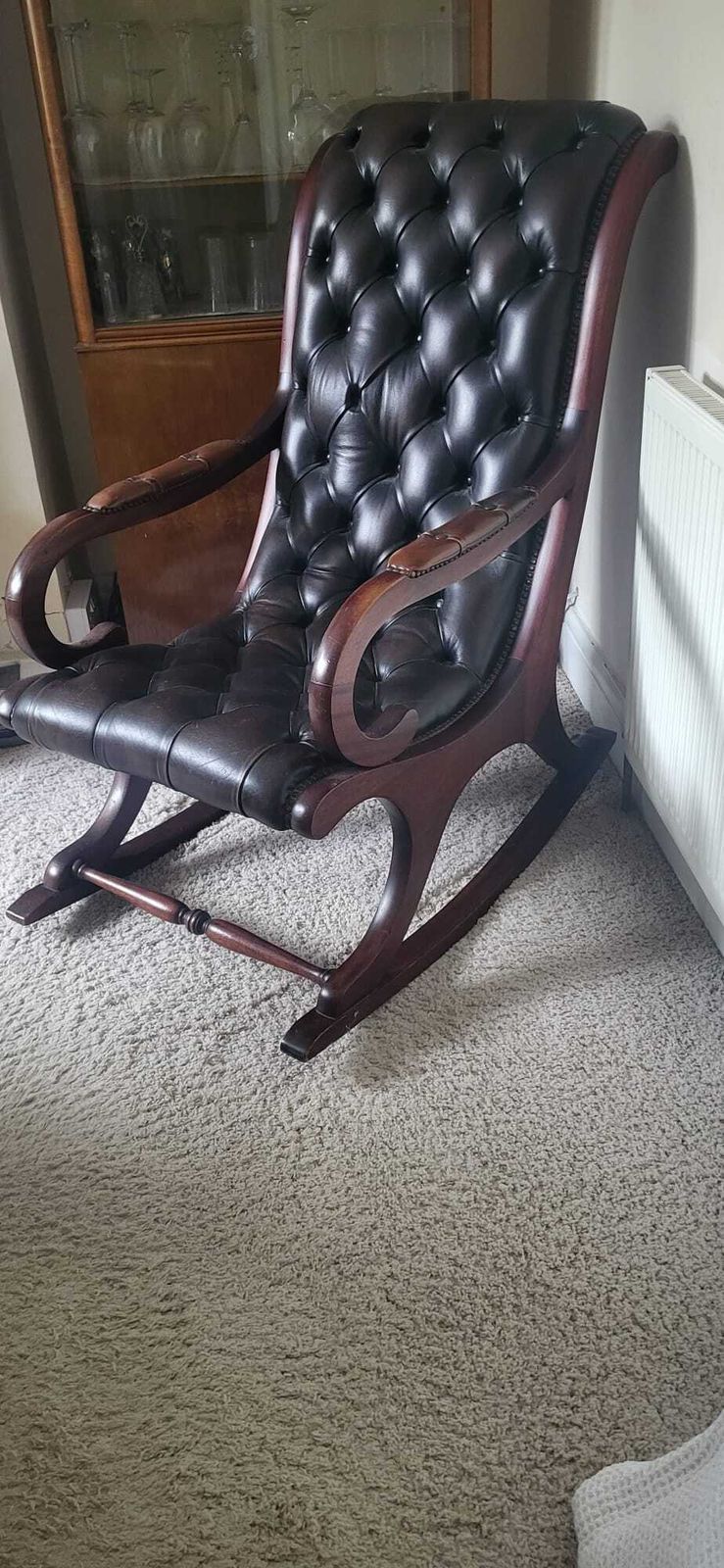 Vintage Chesterfield Rocking Chair photo Furniture
