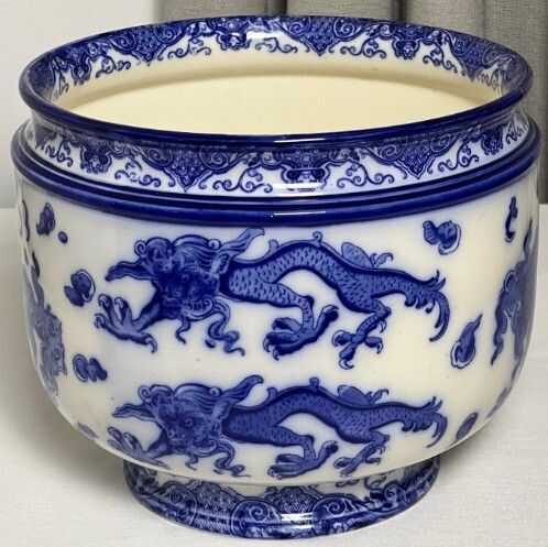 Royal Doulton 'Oyama' Pattern Very Large Pottery Jardiniere photo furniture