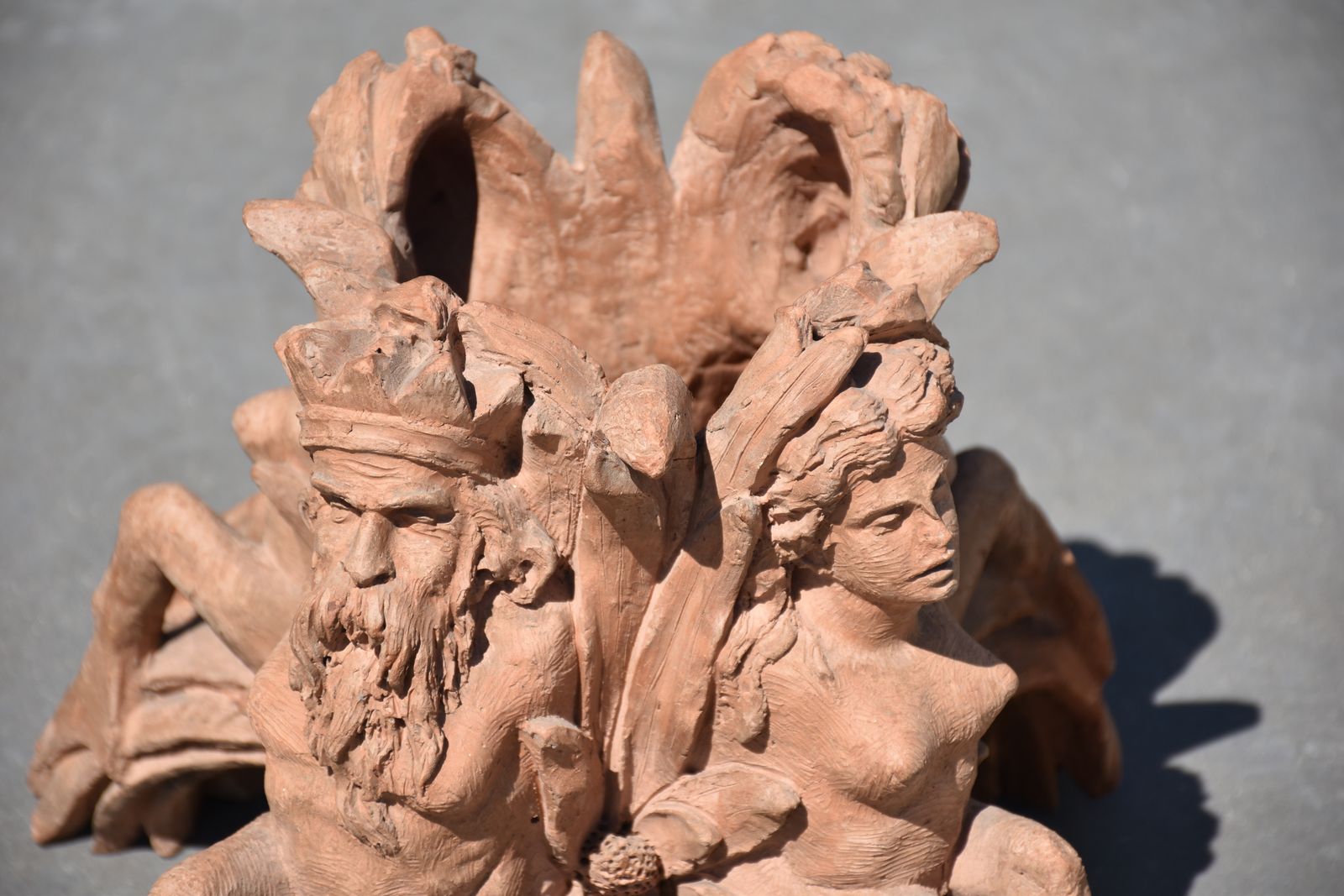 photo buy Maurice Journès, Centrepiece/Salt Cellar With Marine Deities (Bagnères De Bigorre 1876)