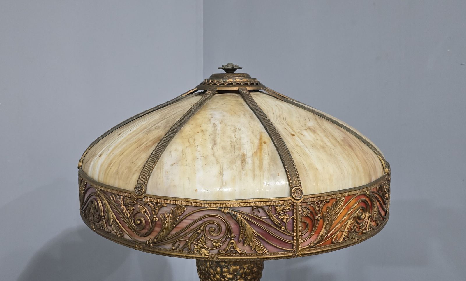 Lighting Superb Art Noveau Lamp By The Charles Parker Company photo