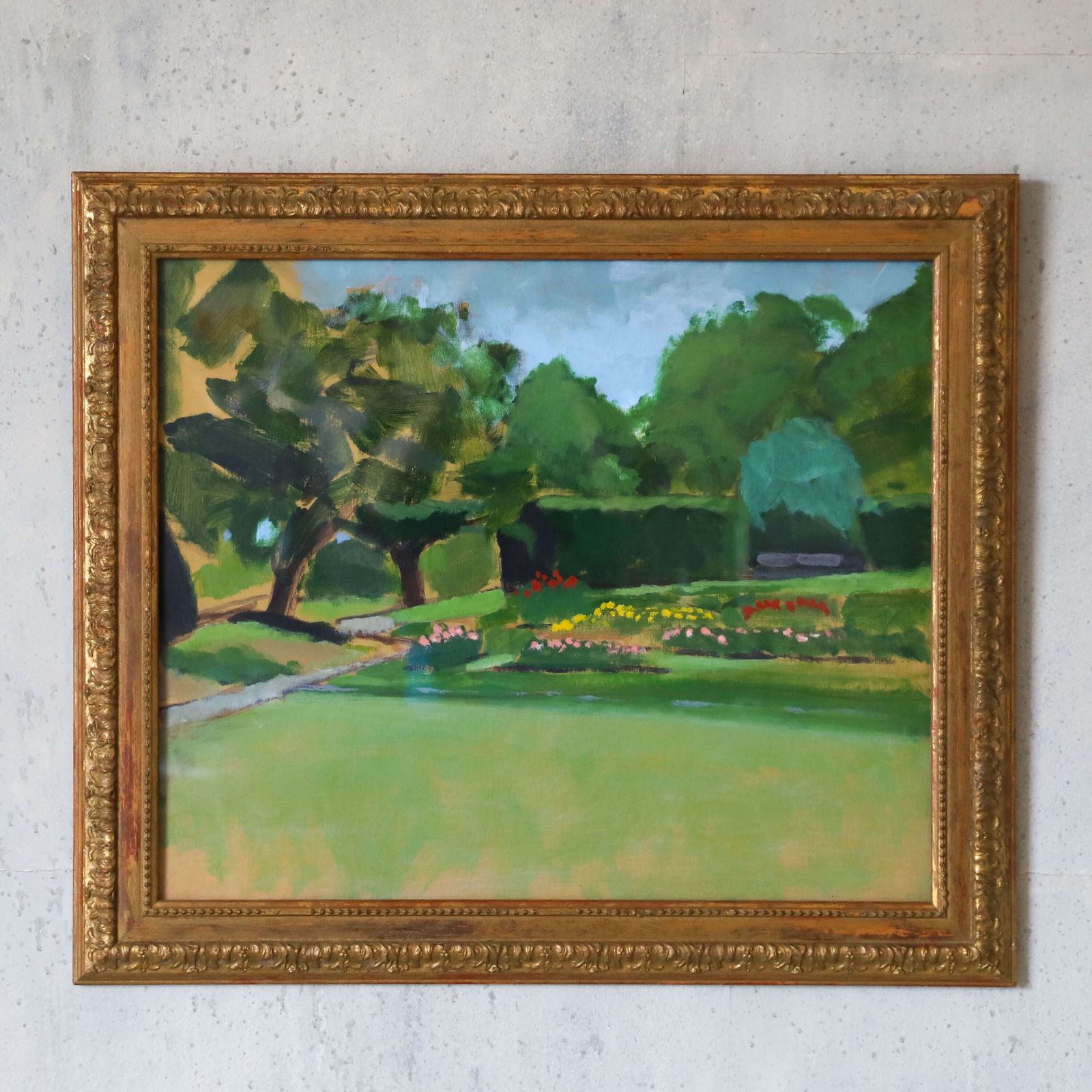 “The Rose Garden – Pembroke Lodge, Richmond Park” By Artist Michael Strain photo furniture
