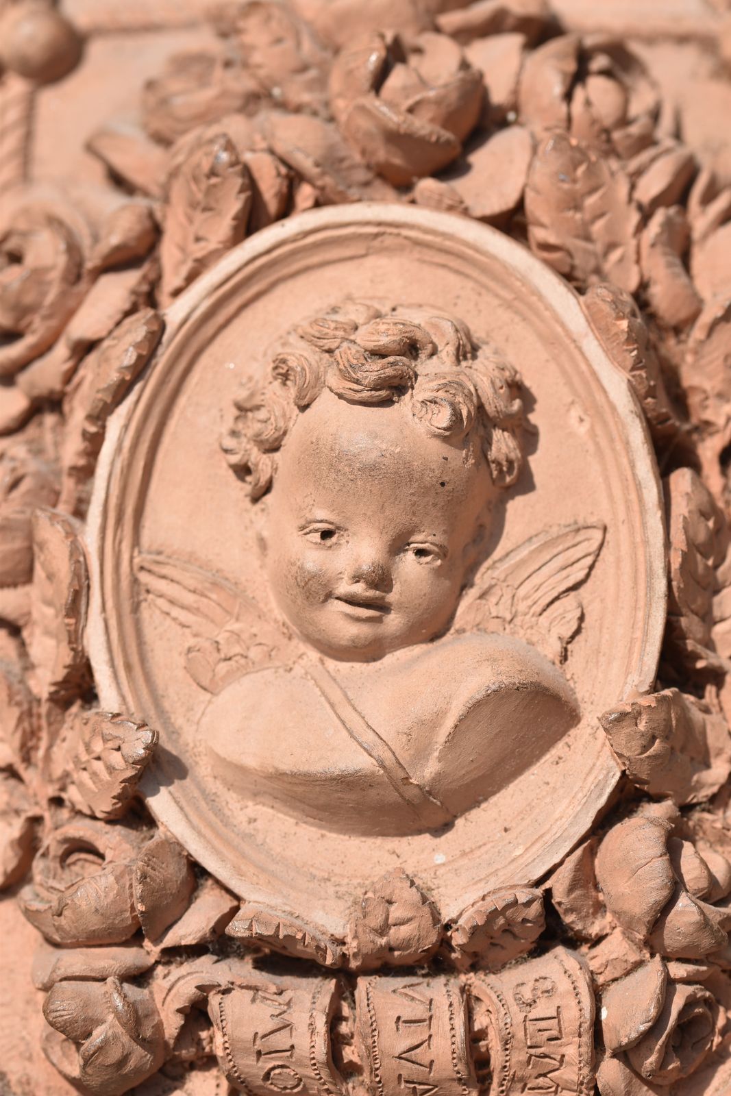 Maurice Journès, Cupid In A Garland Of Roses (1878)