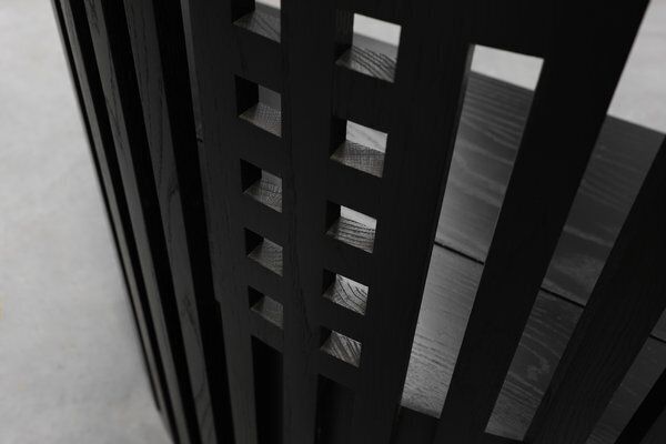 photo furniture Black Willow Chairs By Charles Rennie Mackintosh For Atelier International, Italy, 1980s, Set Of 2