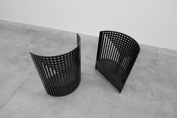 photo vinterior Black Willow Chairs By Charles Rennie Mackintosh For Atelier International, Italy, 1980s, Set Of 2