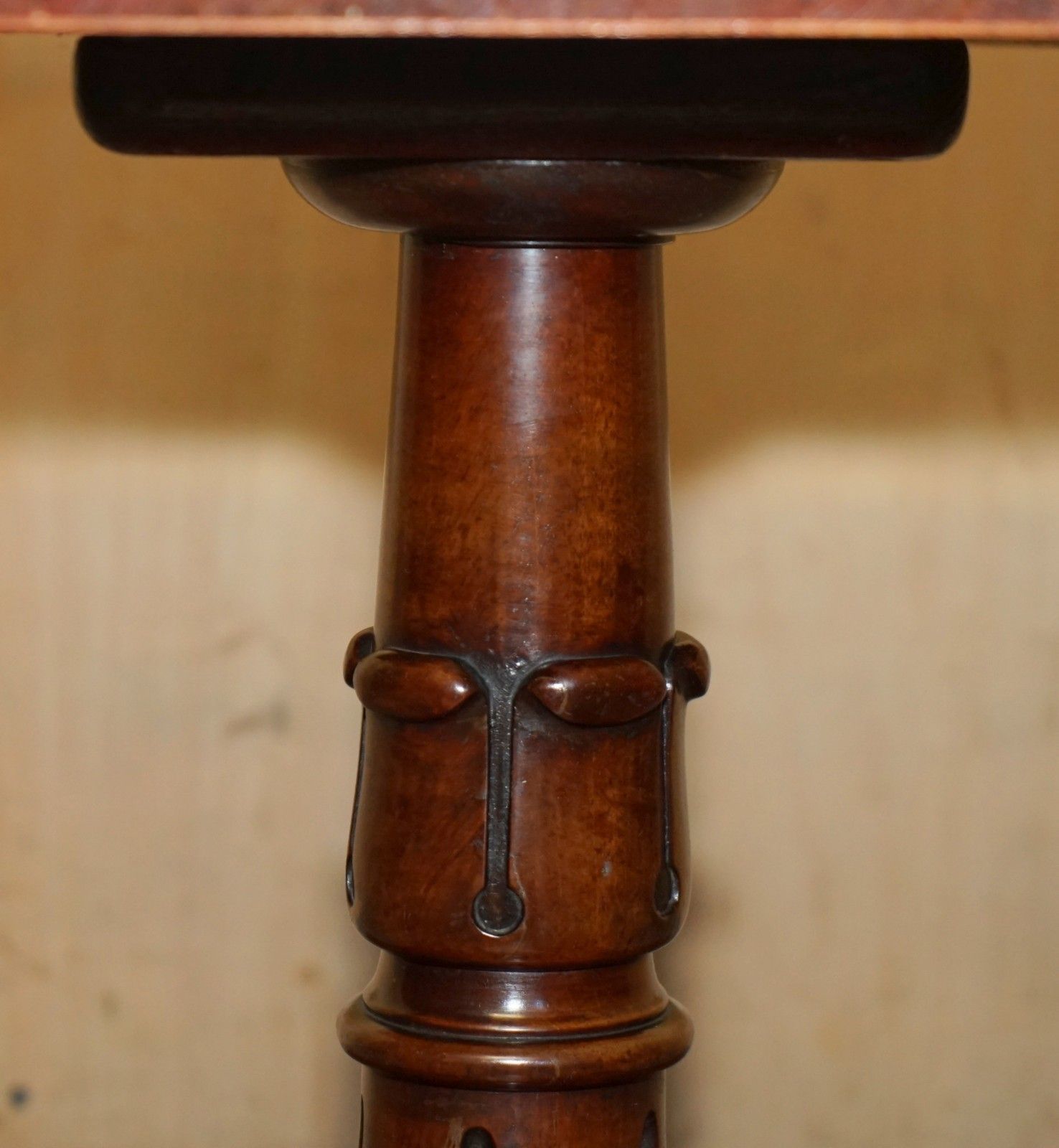 Exquisite William IV Circa 1830 Flamed Mahogany Side End Work Sewing Table photo vintage