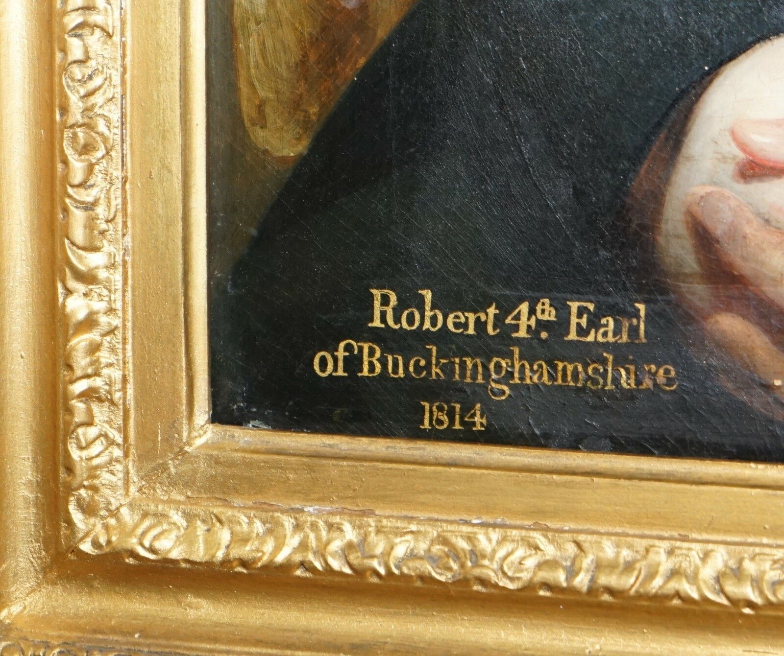 1814 Sir William Beechey Circle Oil Painting Robert 4th Earl Of Buckinghamshire photo 3850.0