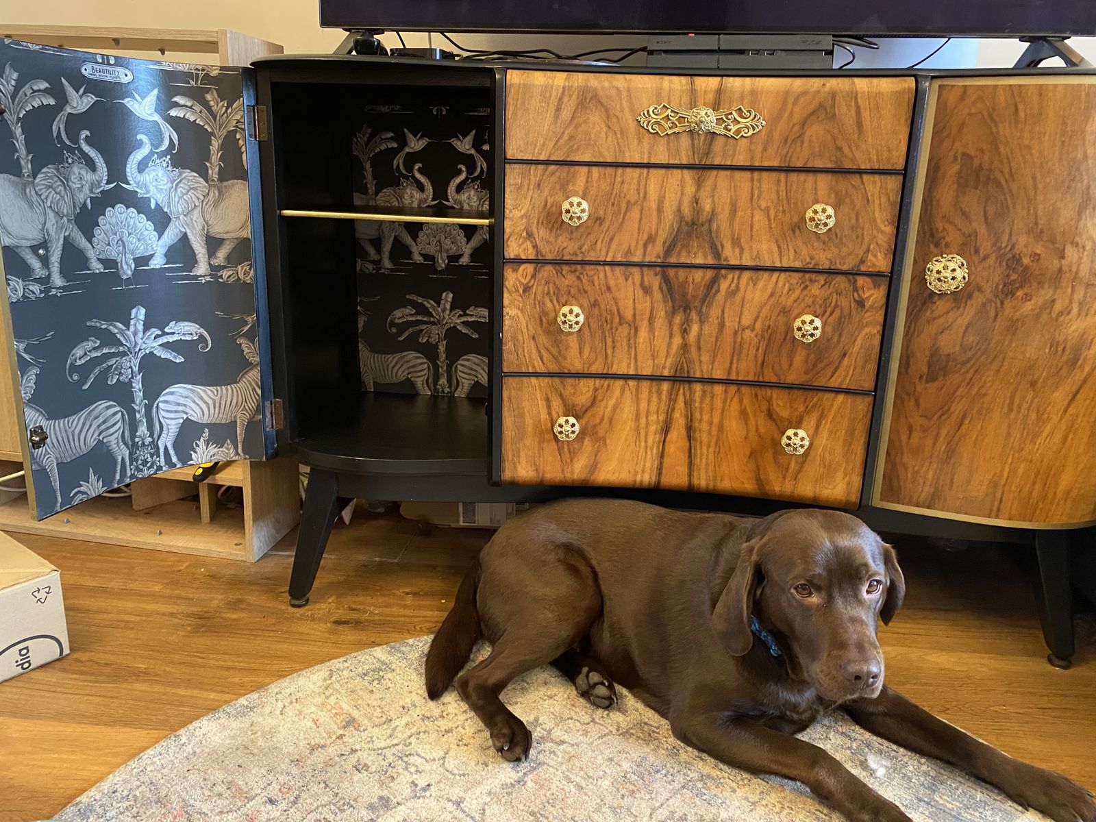 Art Nouveau Sideboard, Beautility, Bought From Etsy Site. photo 875.0