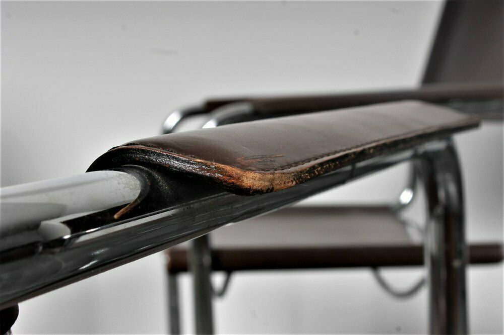 Mg5 Armchair In Saddle Leather By Matteo Grassi, Set Of 6 photo 3742.0