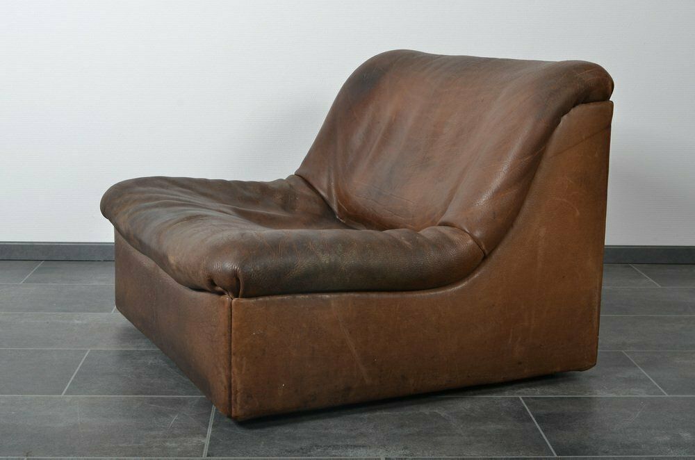 Ds46 Club Chair In Bullhide Leather From De Sede photo vintage