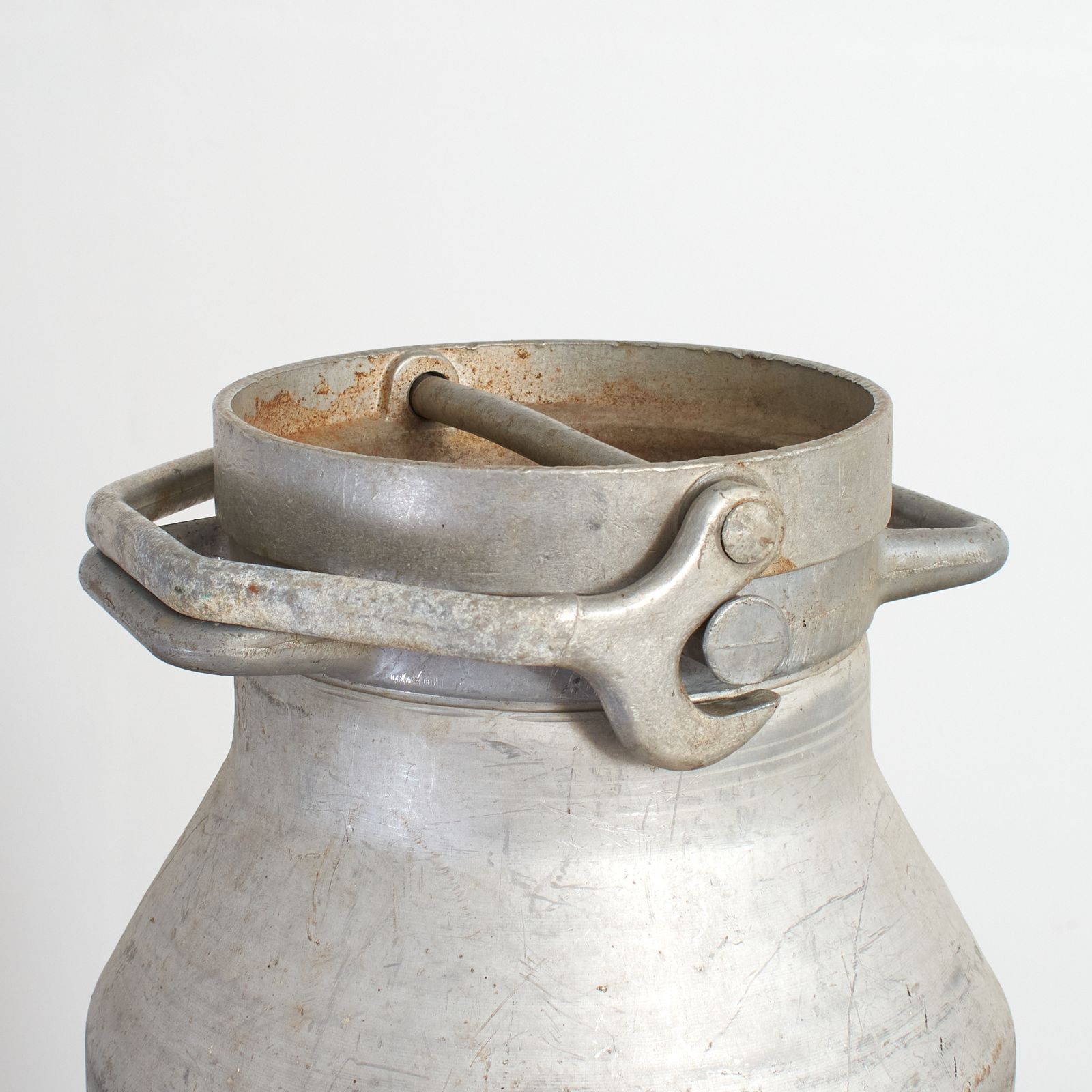Antique Aluminium Milk Churn, 1950s photo Garden Decor