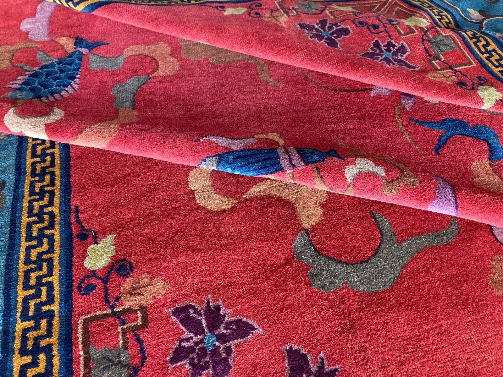 3500.0 Antique Chinese Carpet 3.02m X 2.16m photo