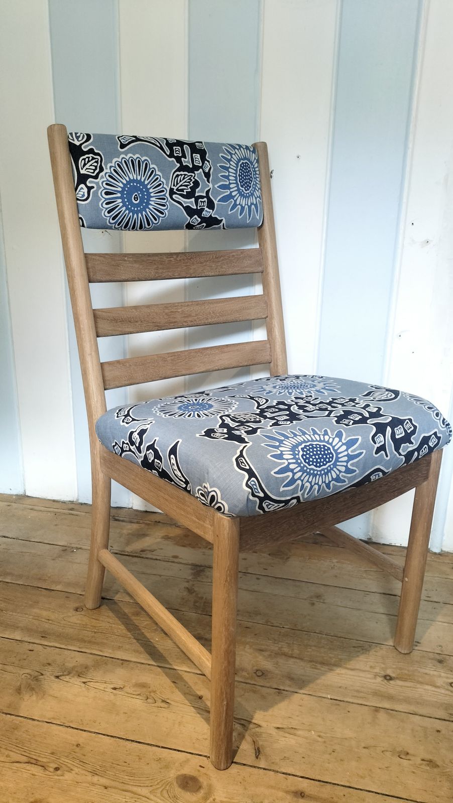 1960's Refurbished Ladder Back Chair photo furniture