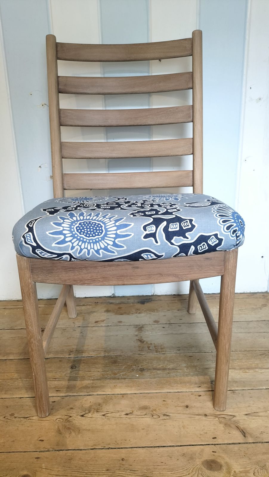 1960's Refurbished Ladder Back Chair photo Furniture