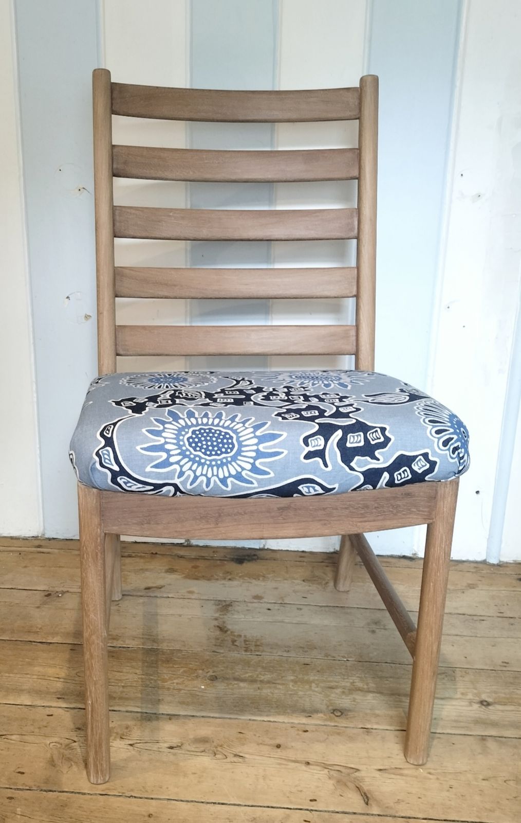 150.0 1960's Refurbished Ladder Back Chair photo