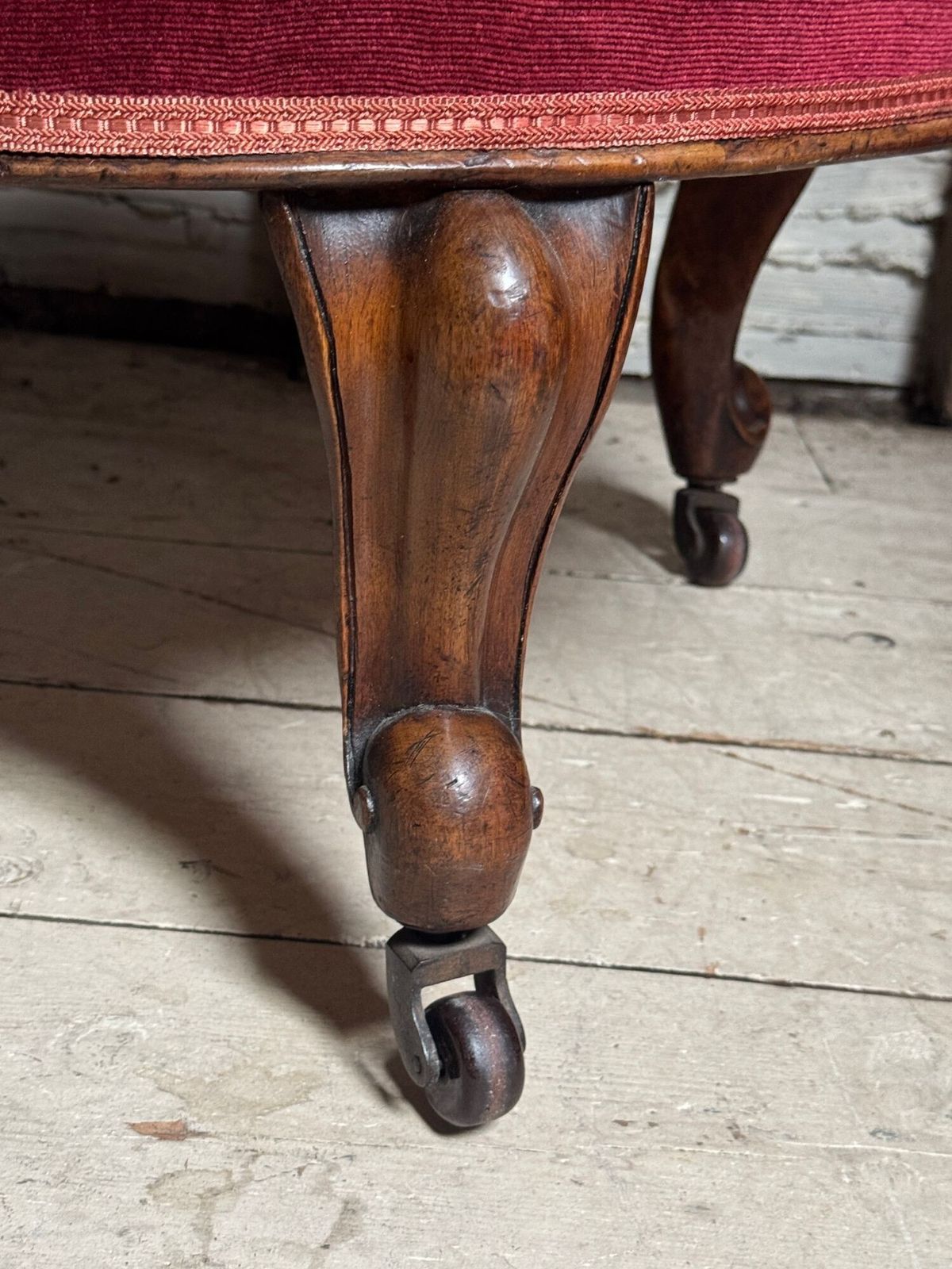 Victorian Iron Framed Button Back Armchair photo Furniture