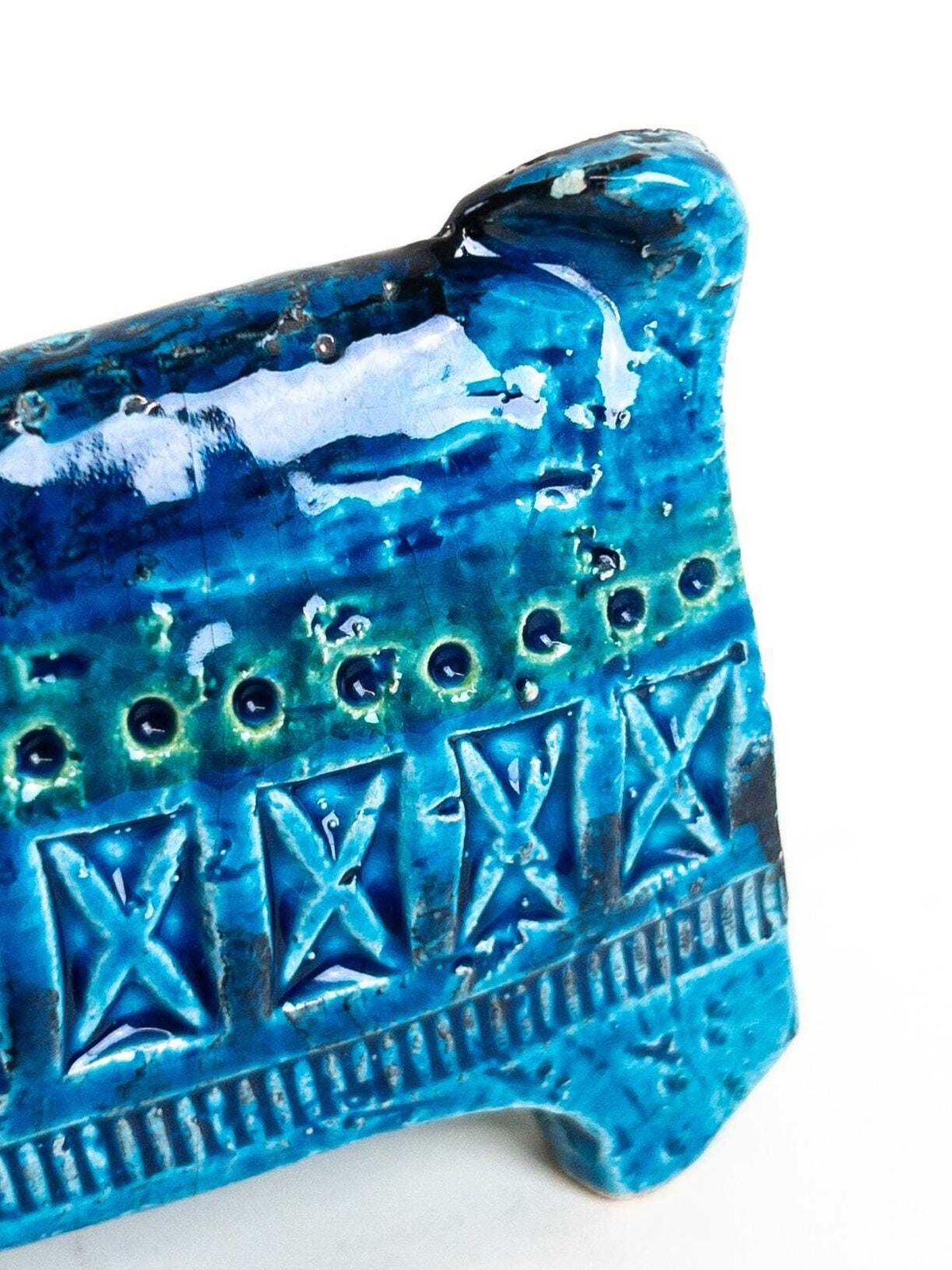 photo for sale Bitossi Rimini Blu Ram   Aldo Londi Bitossi Goat   Made In Italy   Classic Midcentury Modern Italian Ceramics