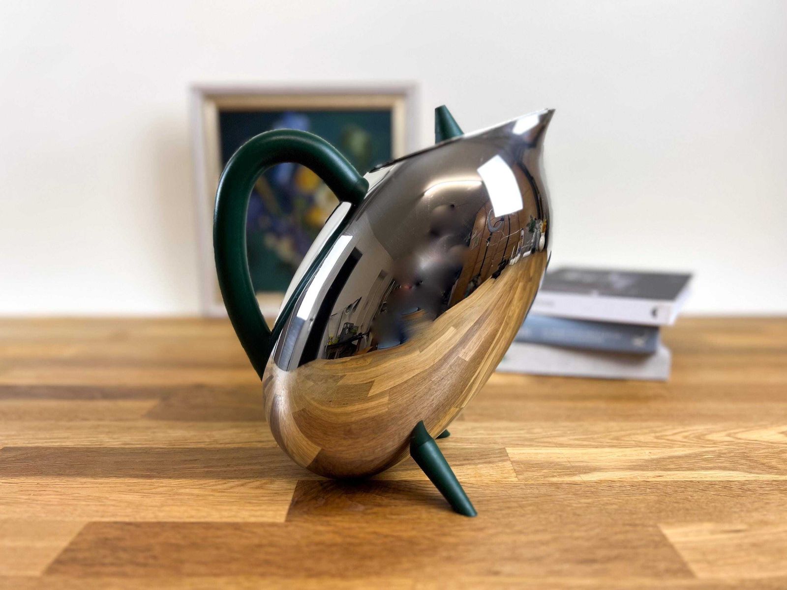 Alessi Penguin Teapot By Pierangelo Caramia   Limited Edition   Vintage Memphis Era Design