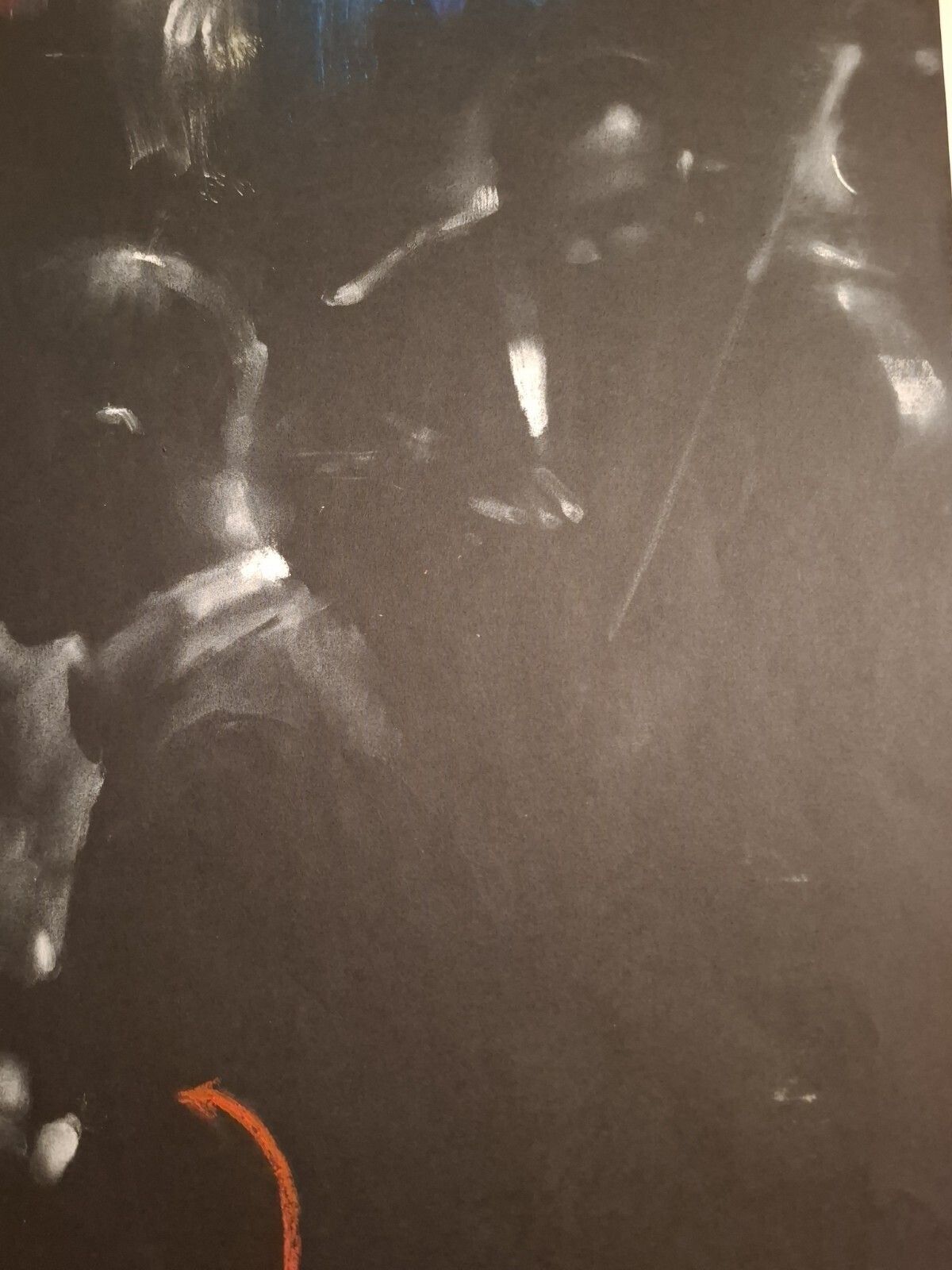 Charlie Mackesy Original Mixed Media Concert Orchestra Pianist Score Music Jazz photo 2000.0