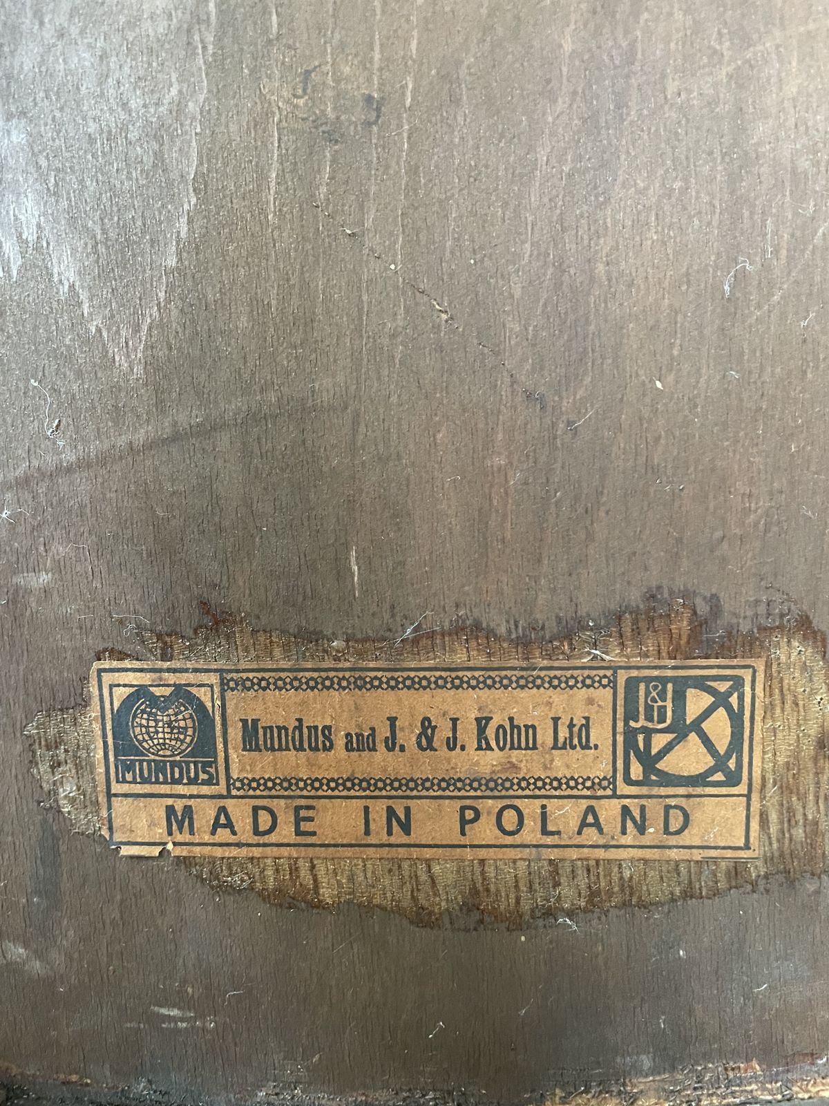Antique Bentwood Chair By Mundus And J&J Kohn photo for sale
