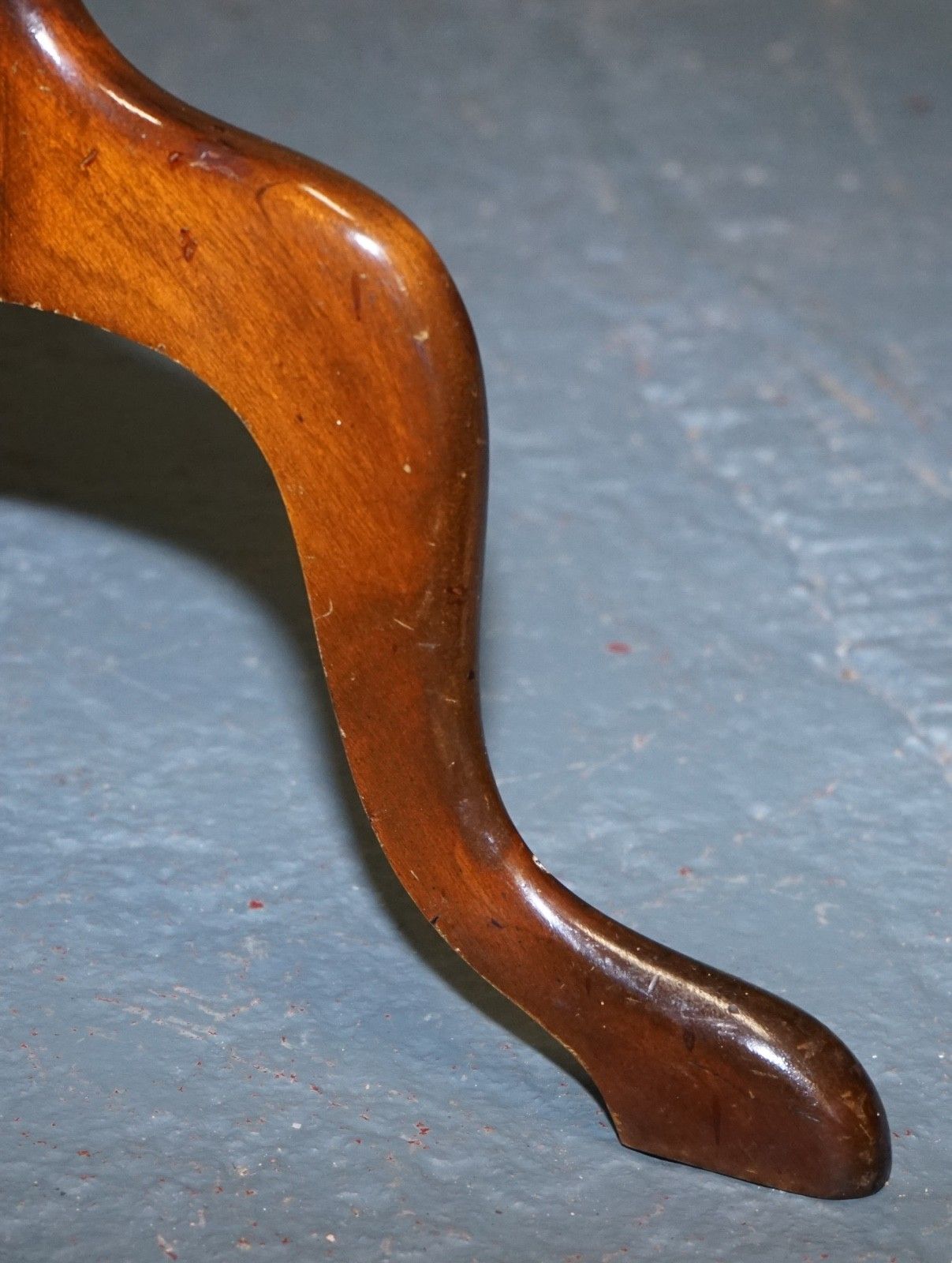 Antique Hardwood Tripod Pedestal Plant Table Stand Hand Turned Column photo buy