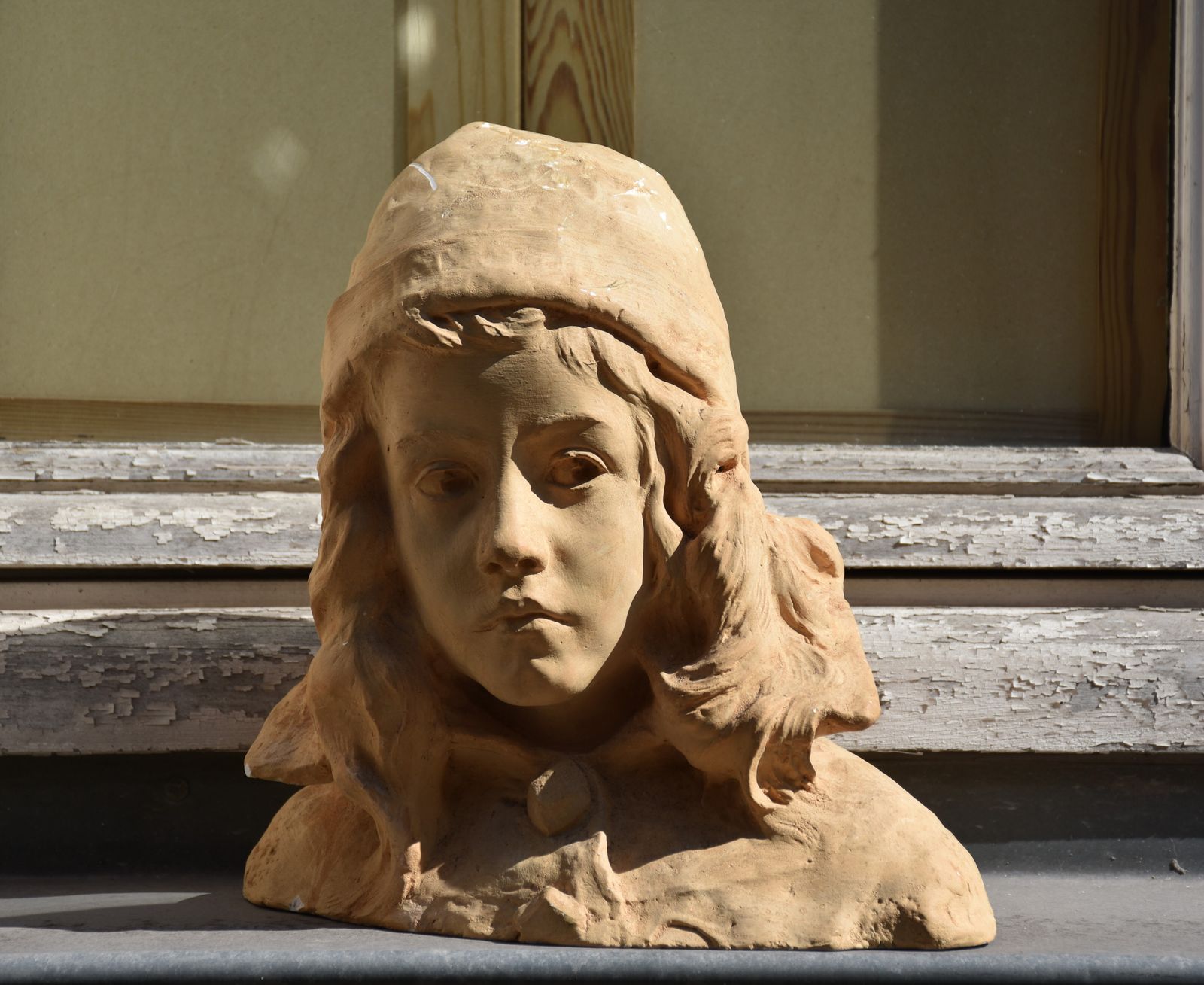 Henri Rogerol, Girl Wearing A Winter Bonnet (Circa 1920) photo 1300.0