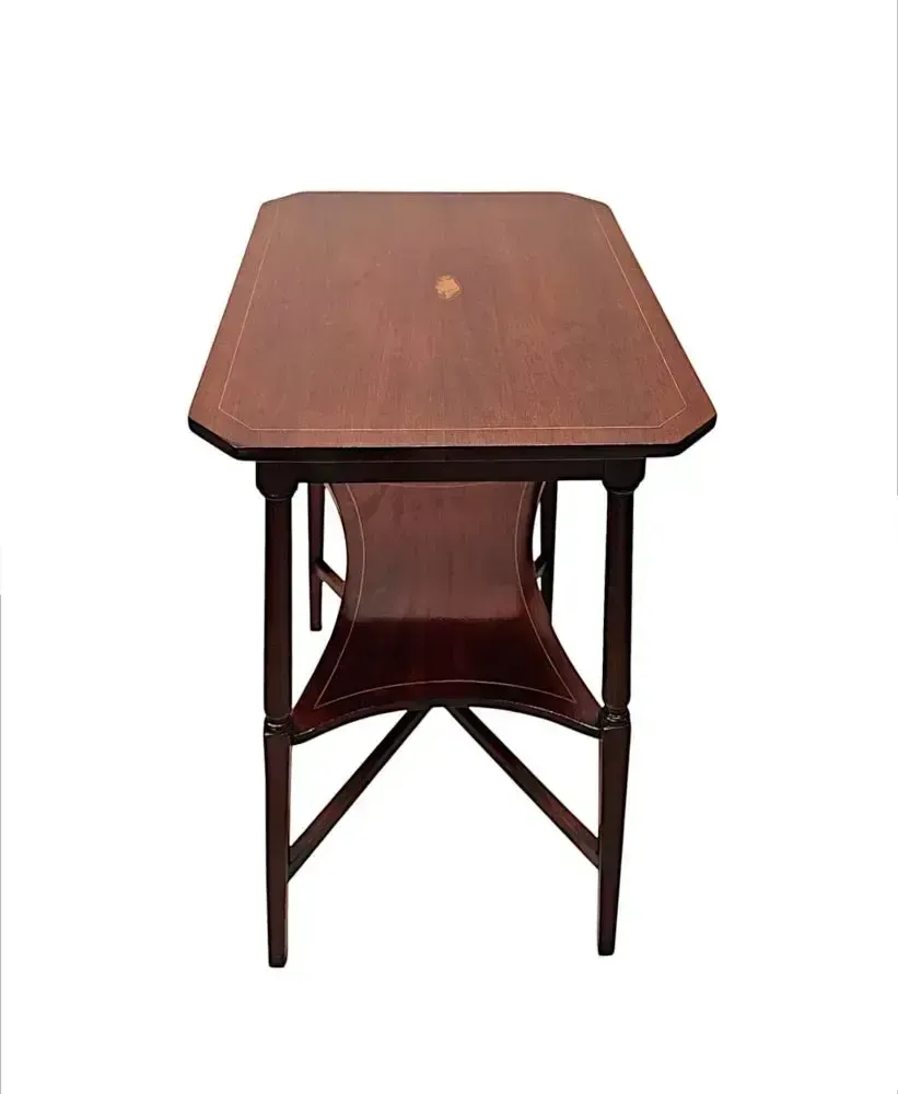 A Fabulous Edwardian Inlaid Occasional Or Lamp Table photo buy