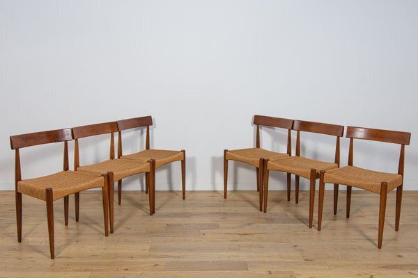 Mid Century Modern Dining Chairs By Arne Hovmand Olsen For Mogens Kold, 1960s, Set Of 6 photo furniture