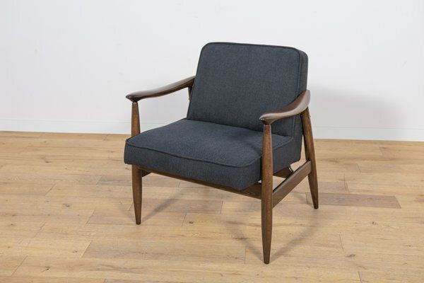 Mid Century Modern Gfm 87 Armchairs By Juliusz Kedziorek For Gościcińskie Furniture, Poland, 1960s, Set Of 2 photo vinterior