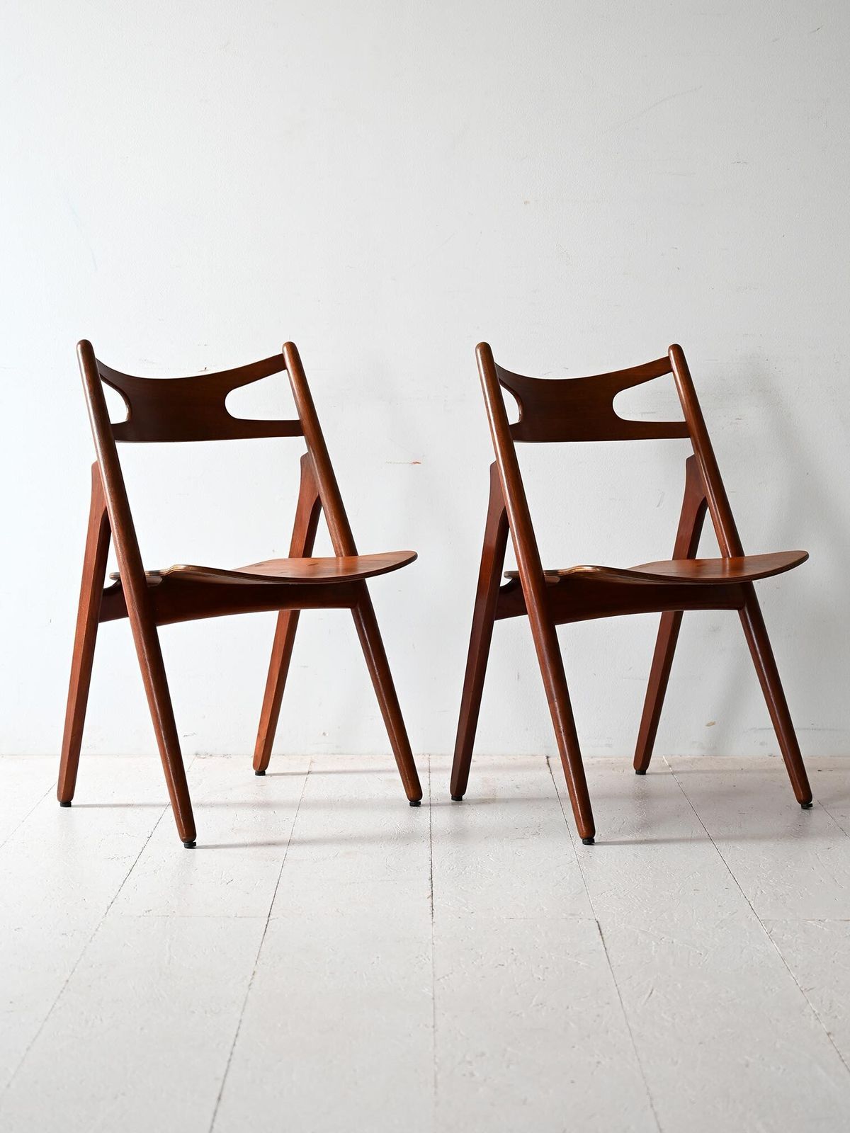 Pair Of Ch29 Chairs By Hans J. Wegner photo Furniture