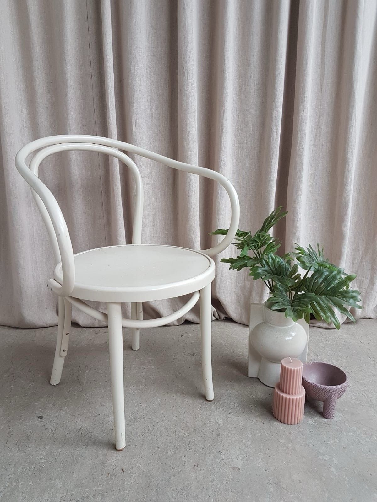 Vtg Late Mid Century Vdn Fakta Bentwood Armchair Desk Chair Bauhaus Retro R922 photo Furniture