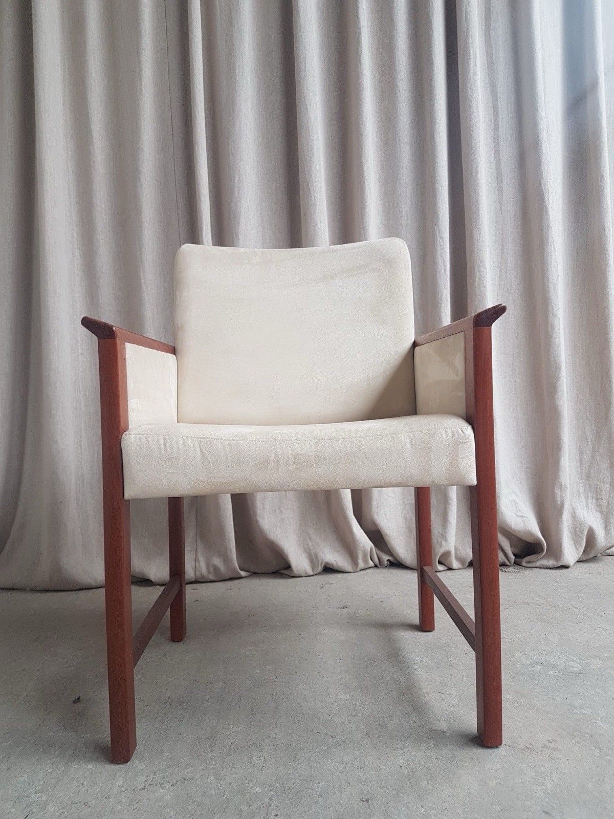 Vtg Mid Century Danish Desk Chair Armchair By Bondo Gravesen Møbler Retro R923 photo vintage