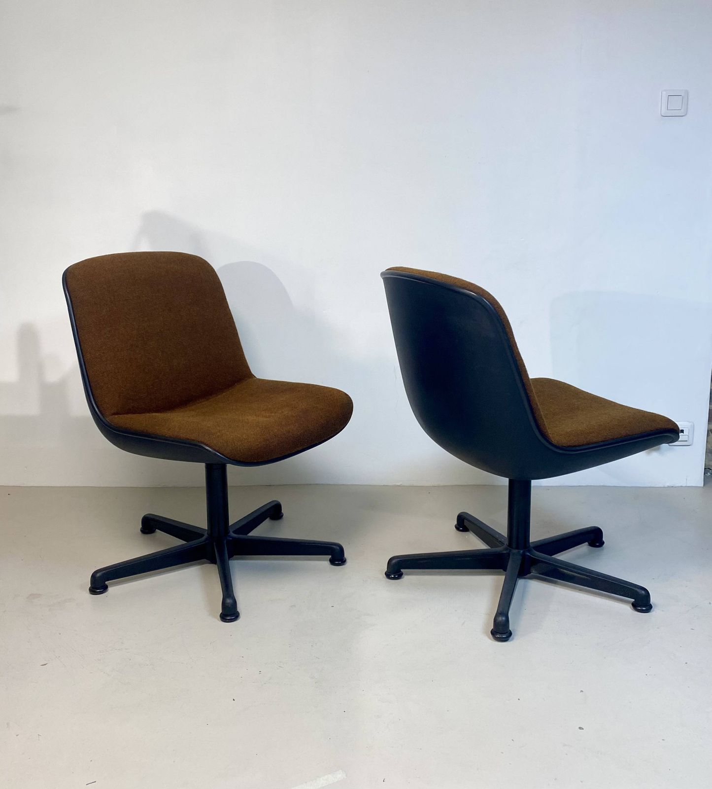Pair Of Comforto Armchairs From The 1970s. photo furniture