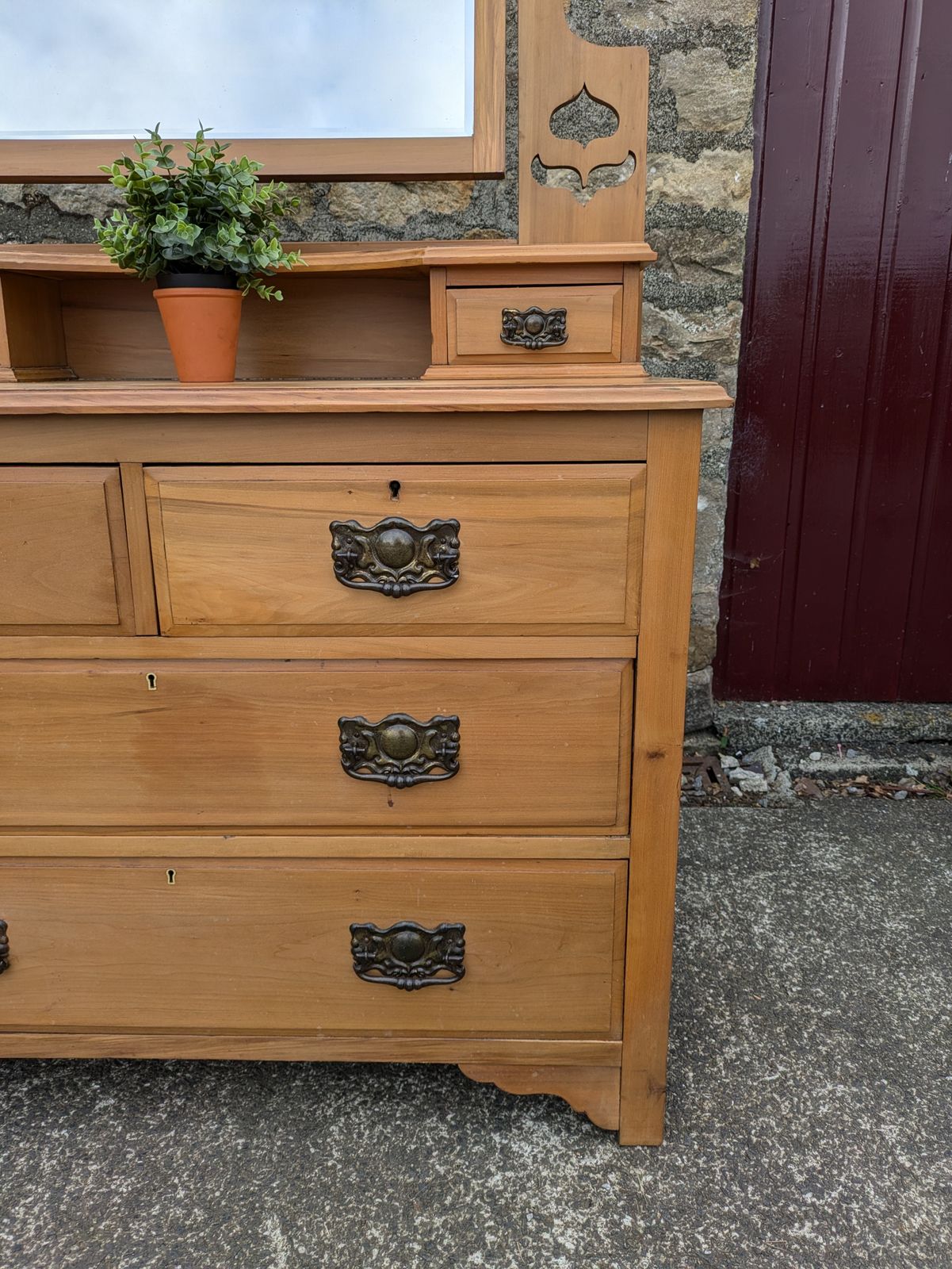Large Antique Chest Of Drawers photo vinterior