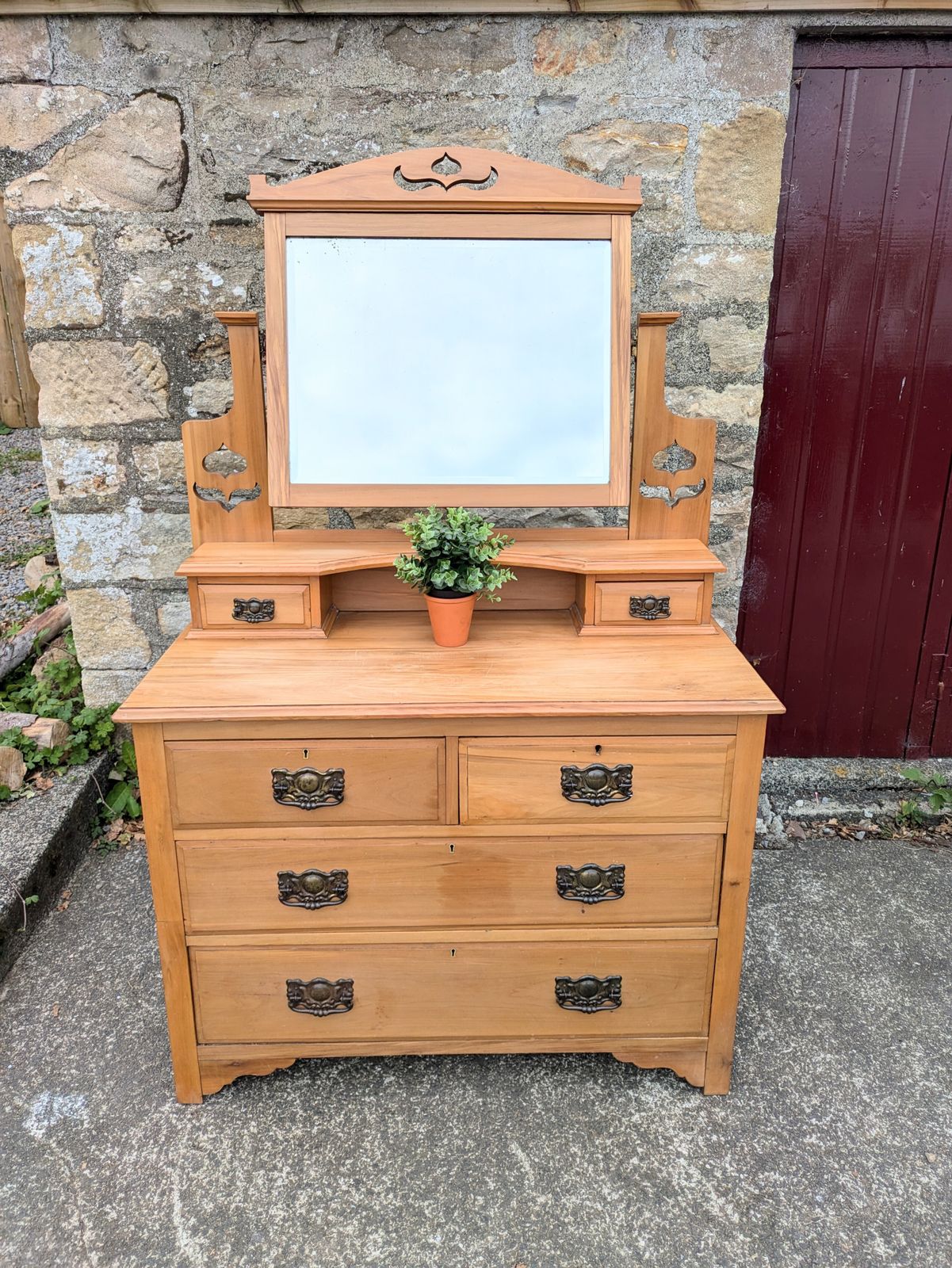 Large Antique Chest Of Drawers
