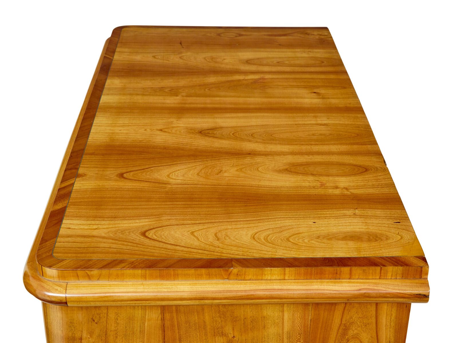 photo for sale Mid 19th Century Scandinavian Inlaid Elm Chest Of Drawers