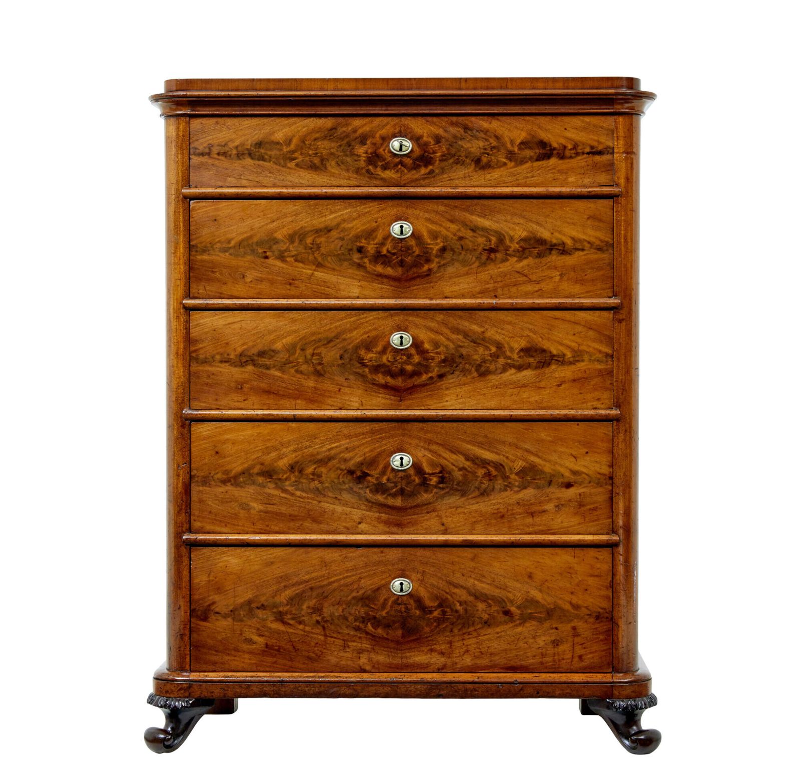 photo furniture Swedish 19th Century 5 Drawer Chest Of Drawers