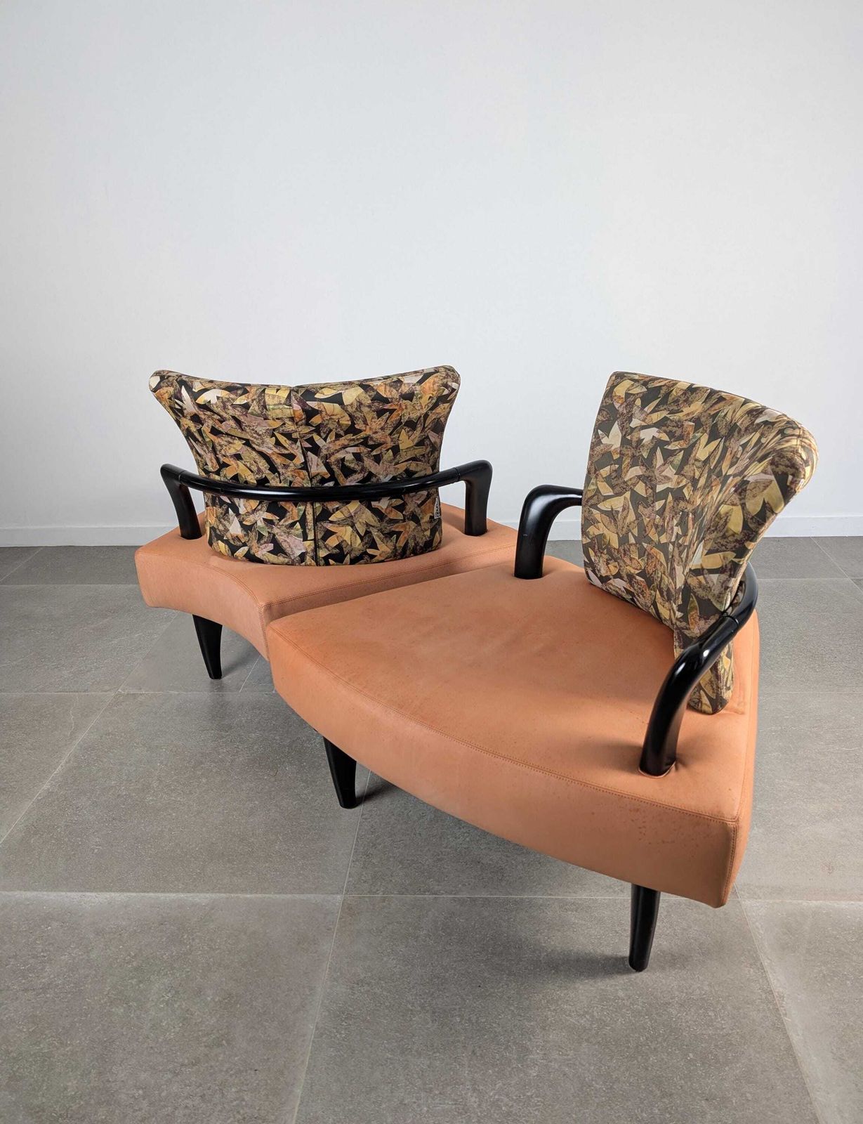 Pair Of Esprit Modular Armchairs By Brunati & Zerbaro, 1980s photo buy