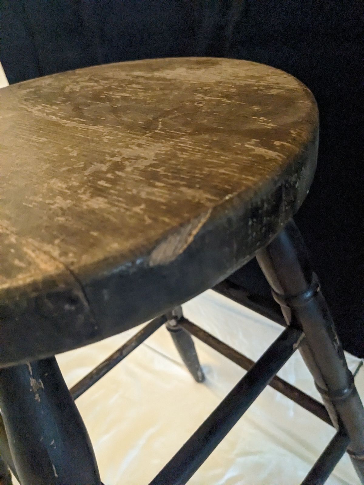 Mid Century Wood Stool By Novoles Straža Made In Former Yugoslavia photo Furniture