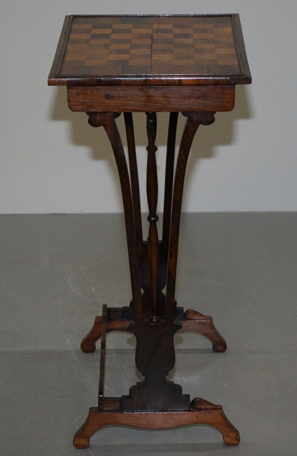 Fine Regency Nest Of Rosewood Tables With Chessboard Top Attributed To Gillows photo vinterior