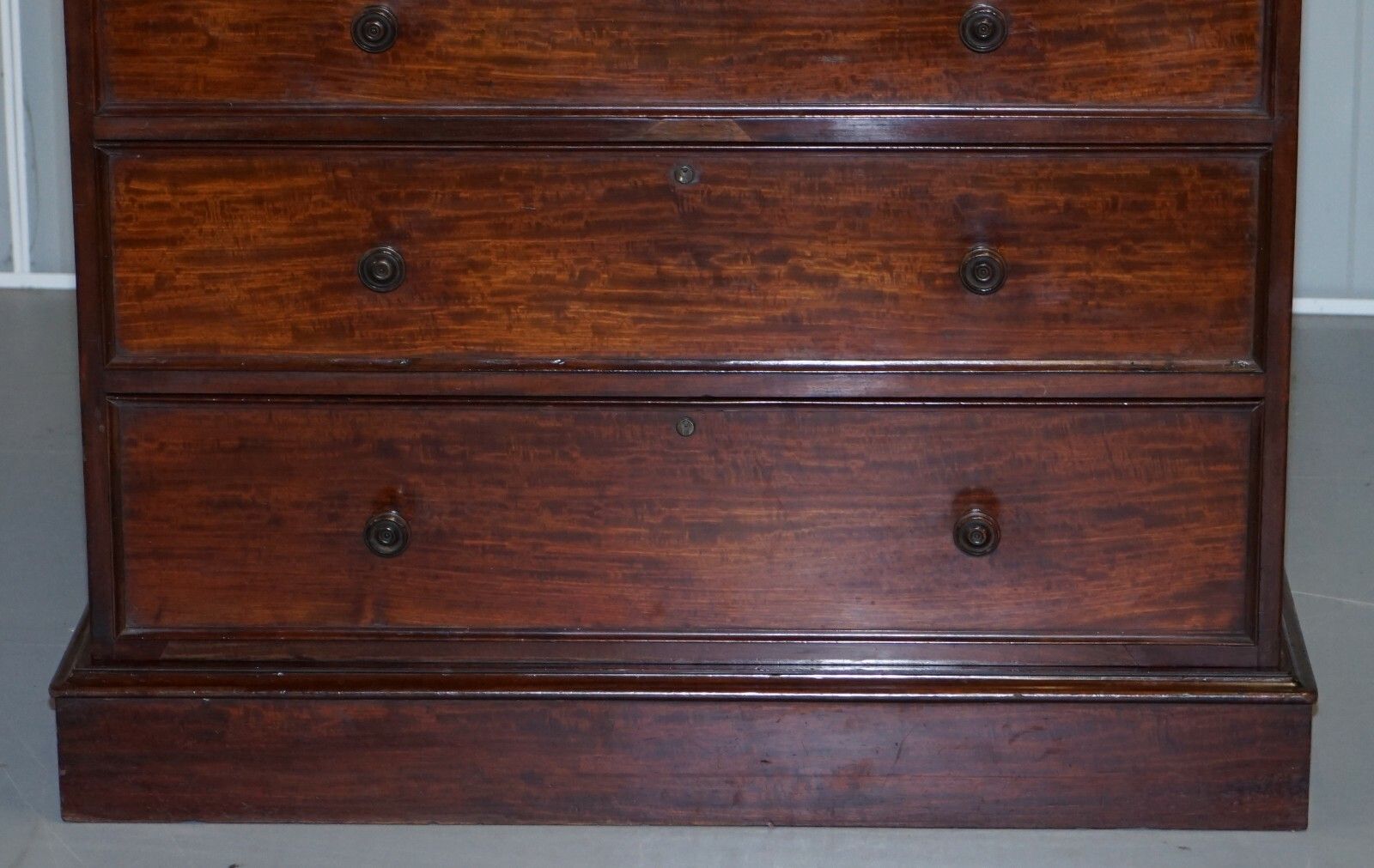 Rare Circa 1760 Thomas Wilson 68 Great Queen Street Mahogany Chest Of Drawers photo buy