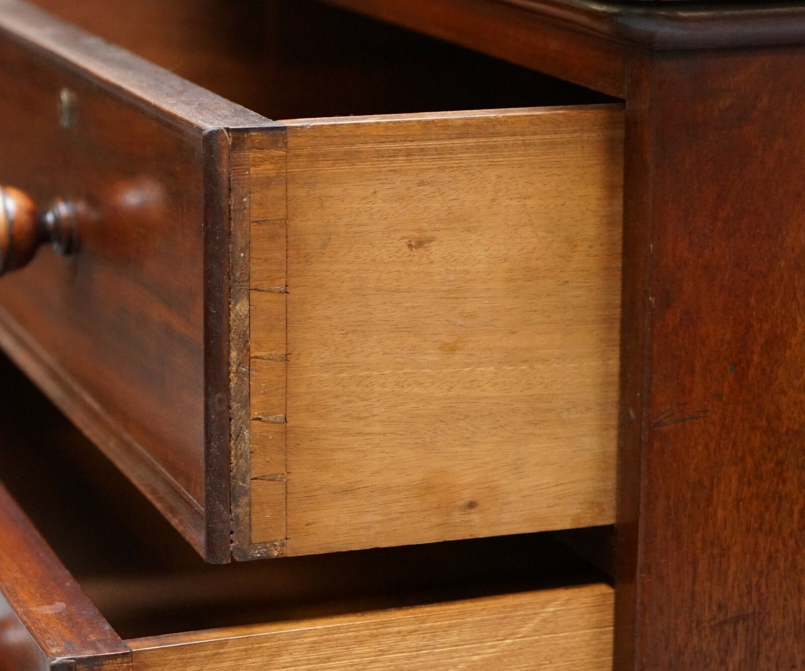 3750.0 Rare Circa 1760 Thomas Wilson 68 Great Queen Street Mahogany Chest Of Drawers photo