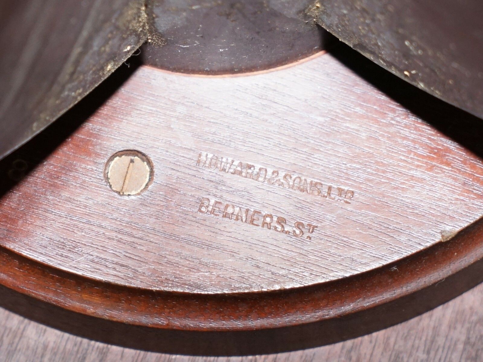 Victorian Antique Howard & Son's Revolving Library Bookcase Side End Wine Table photo for sale