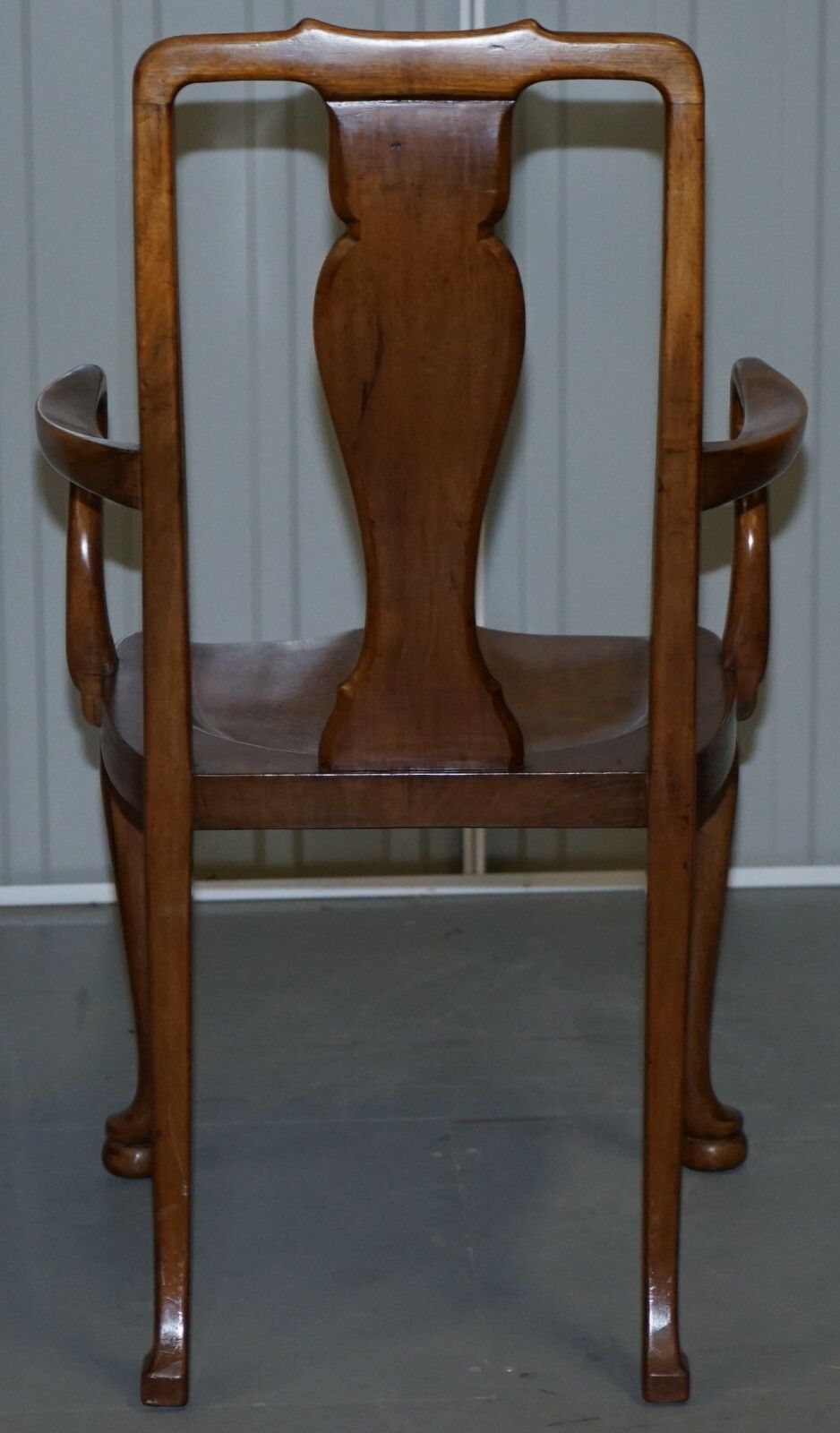 Furniture Lovely Victorian Howard & Son's Fully Stamped Office Desk Armchair In Walnut photo